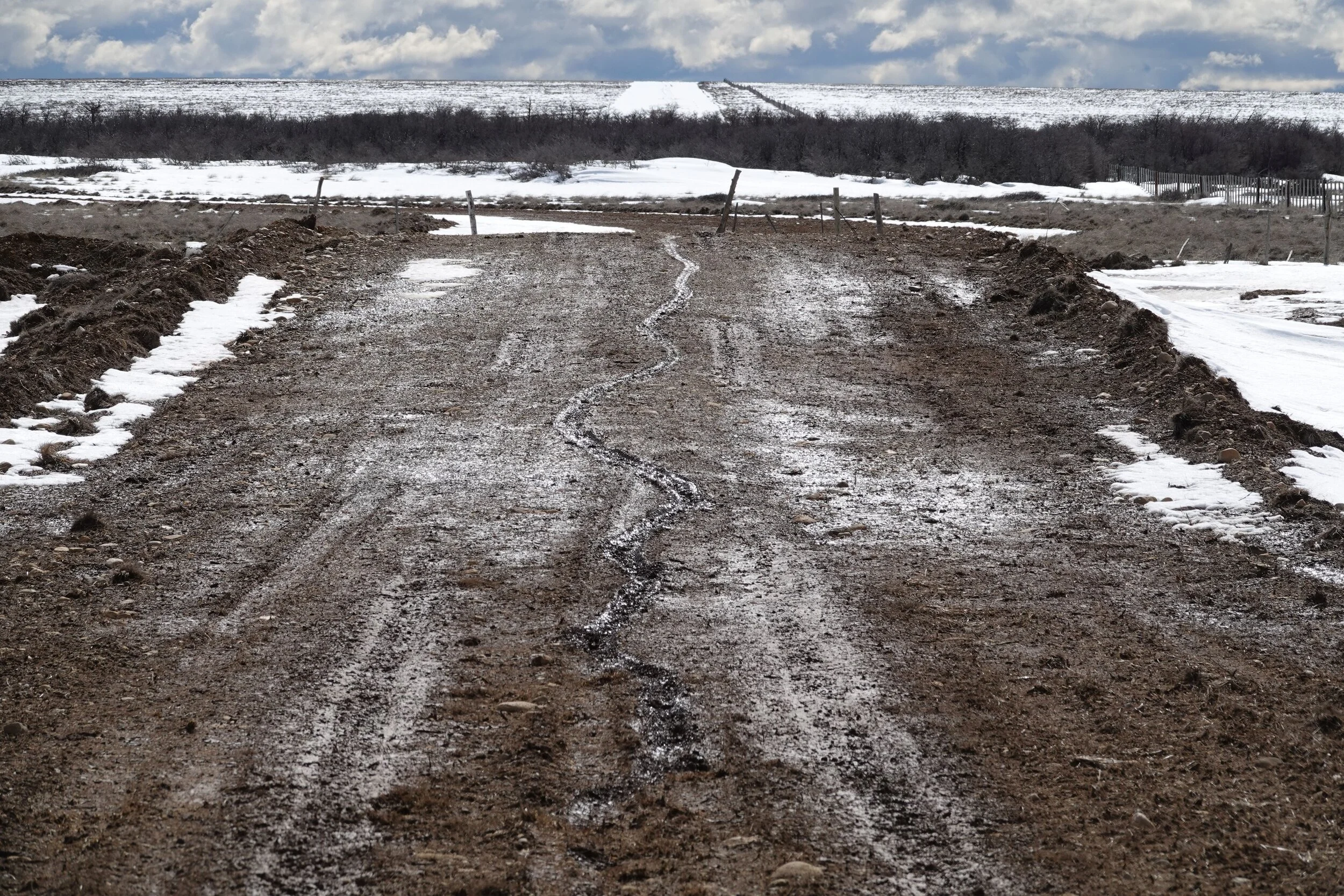 Mud, snow and wind — Bike Wanderer