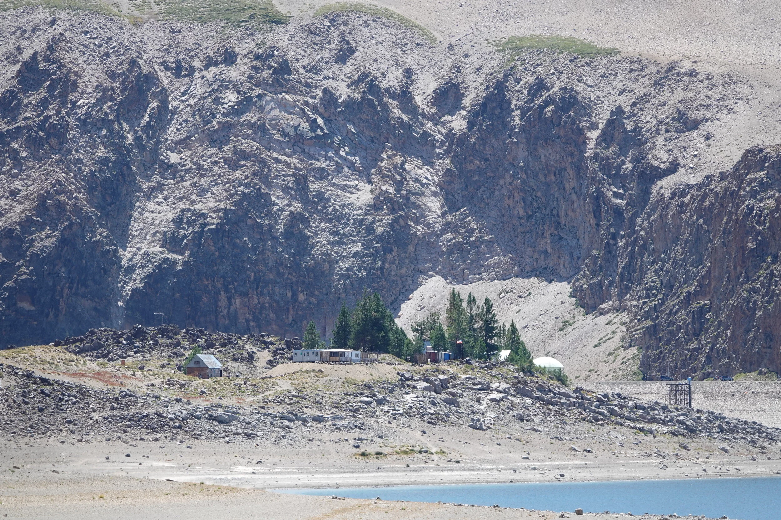 A fisheries employee is living here and keeping an eye on the waters.