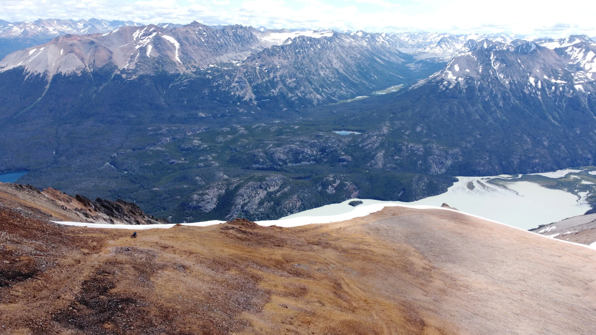 it was hard to find logic or pattern among the high altitude mining roads