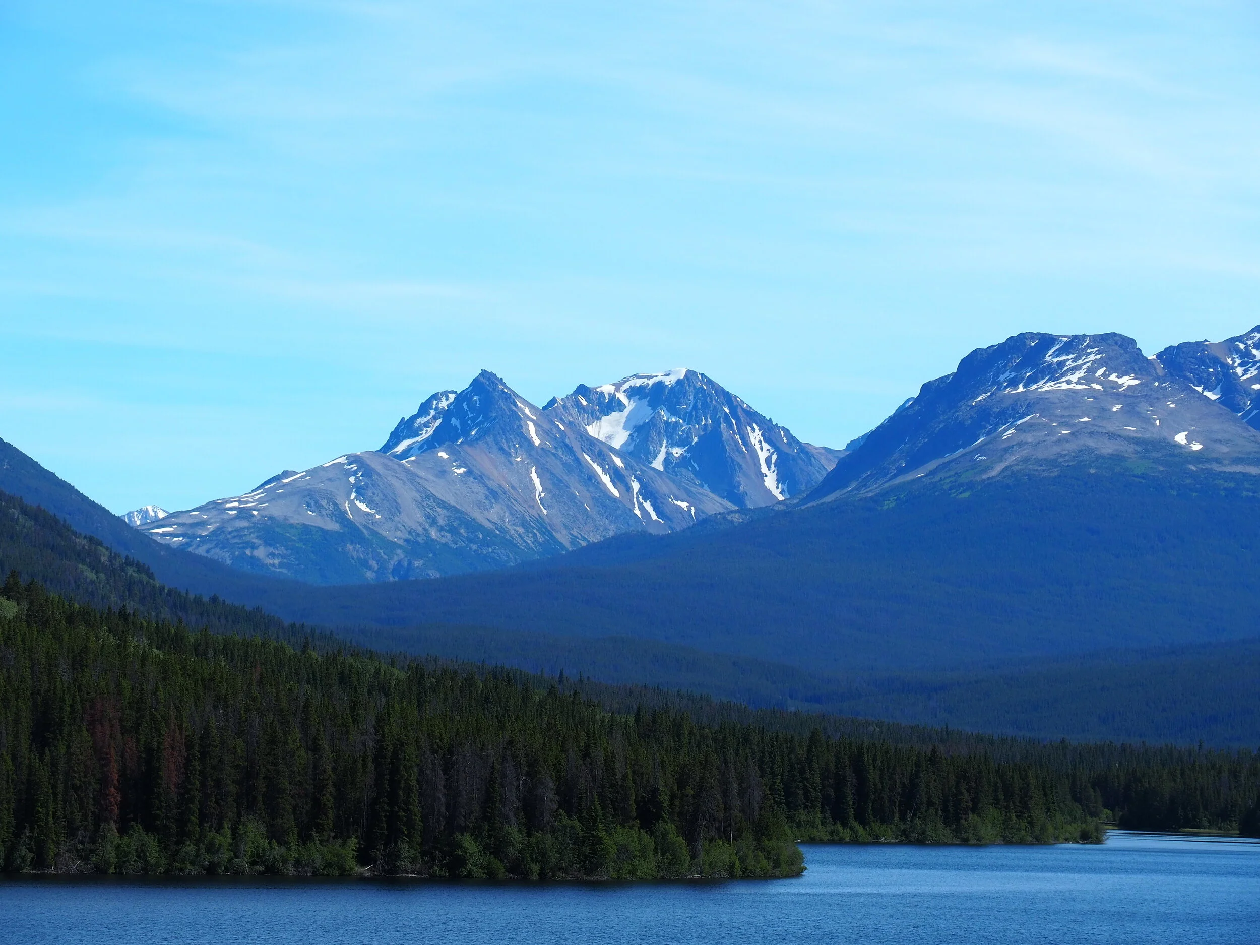 looking back at the Pellaire mountain