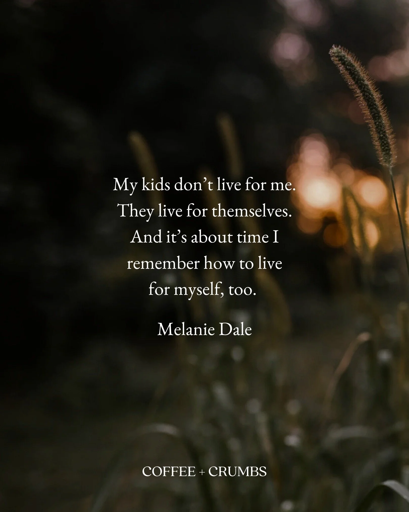 &ldquo;Go on in. Mommy will be right here watching you.&rdquo; I smiled reassuringly as my kid entered the gym for tumbling, the studio for dancing, the aquatic center for swimming, the field for soccer, the media center for poetry recitation, the tr