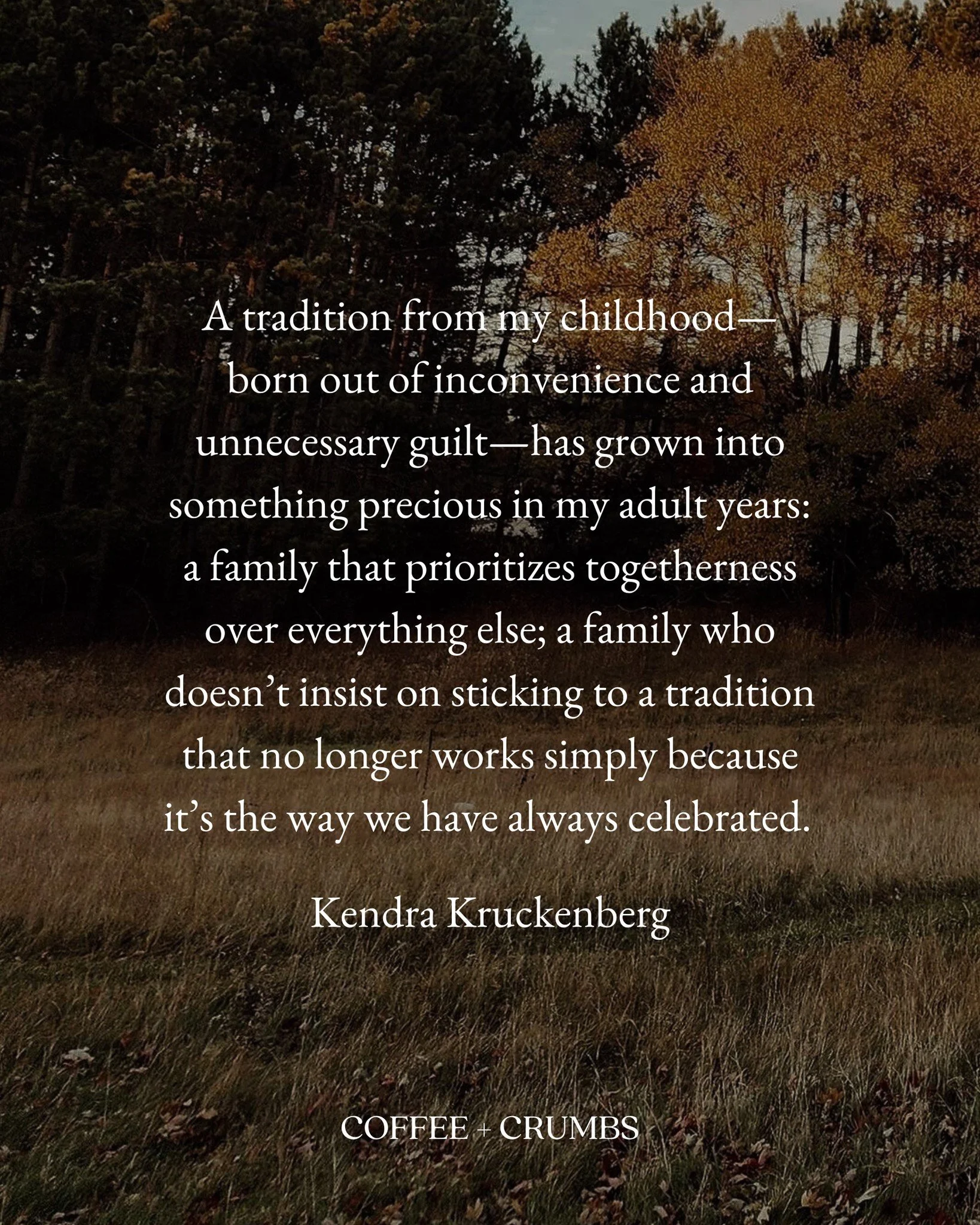 So, in those early days with young children, my parents succumbed to the demands of their parents and dutifully shuttled us back and forth some 90 roundtrip miles to two different family celebrations for each and every holiday, Thanksgiving included.