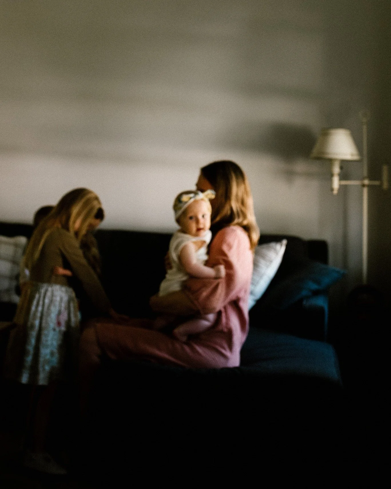 cheese puff dust on the knees of my jeans
where tiny hands didn&rsquo;t wait &lsquo;til they were clean, 
they just reached
for me,
with no formality&mdash;not even &ldquo;please&rdquo;
just need
what does it teach me about my own seething hopes and 