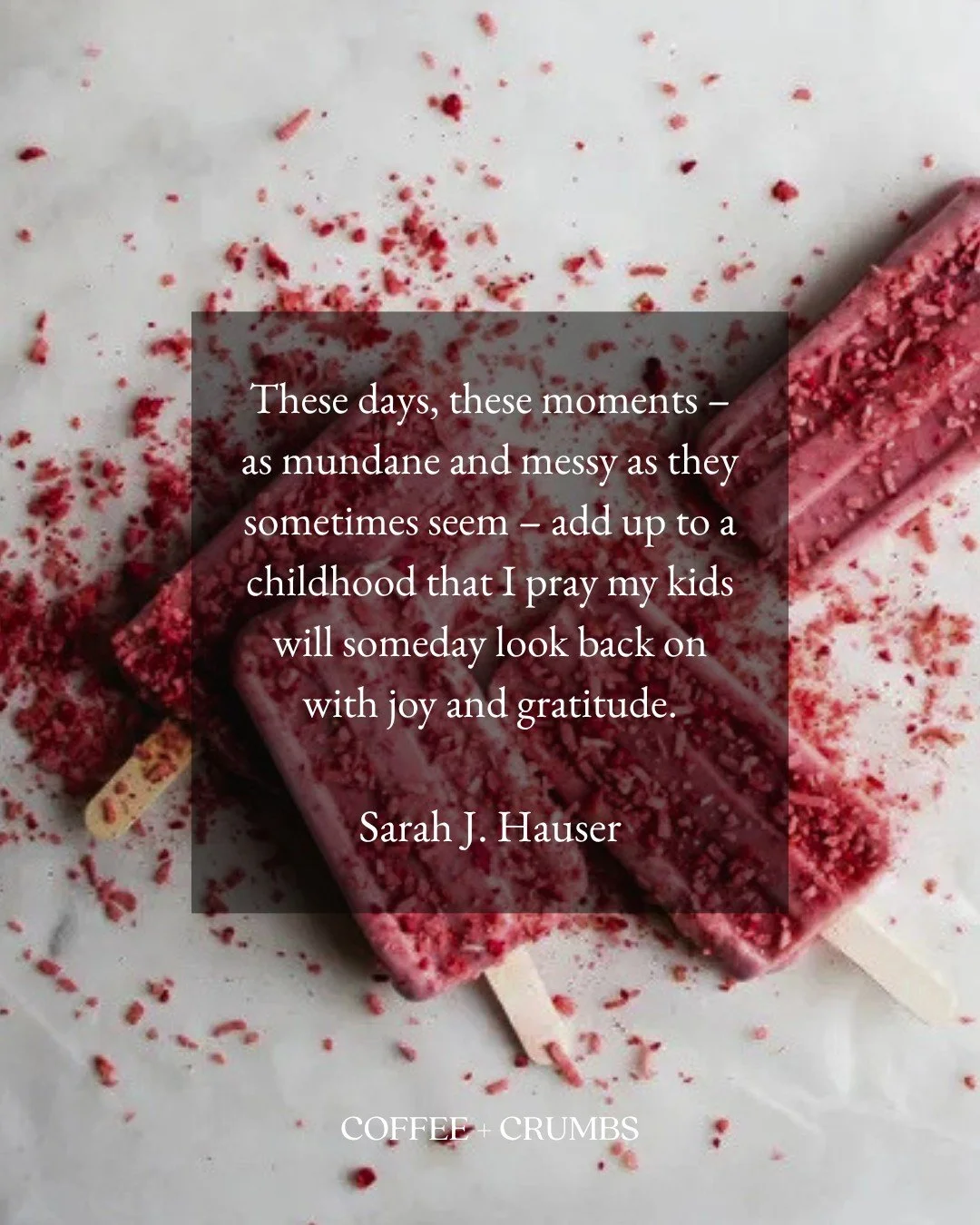 As a parent, it&rsquo;s easy for me to get annoyed at the little things &ndash; the squished banana on the kitchen floor, the little hands that think my shirt is a napkin and the faces that return to their sticky state just minutes after a bath. But 