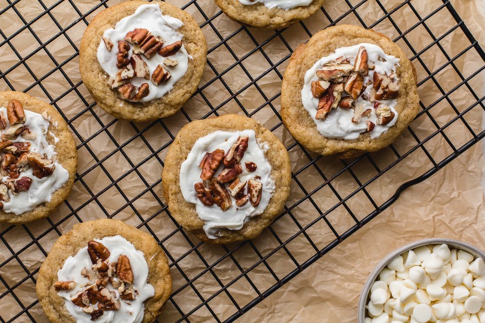Baking Day [and a recipe for Brown Butter Cookies with White Chocolate +  Pecans], Coffee + Crumbs