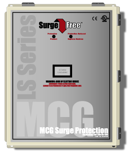 Options Available: Internal Disconnect • Upgradeable Diagnostics: Surge Event Counter, Beeper, & Status Relay (1 Form C Contacts) • NEMA 4X Enclosure • Low Impedance Micro-Z cable (Click here)