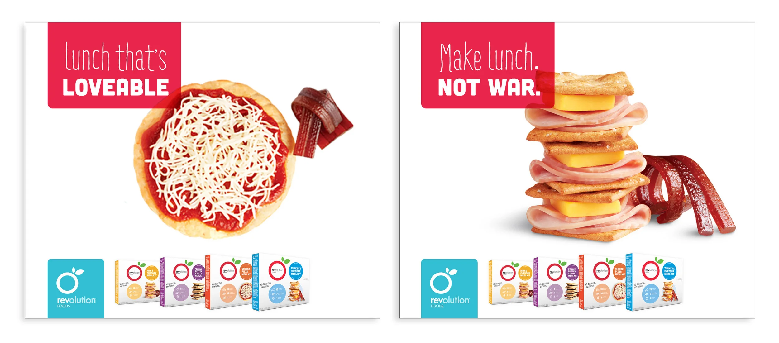   To promote Revolution Foods mission of eating healthy, a series of tiles was created for individual post.  