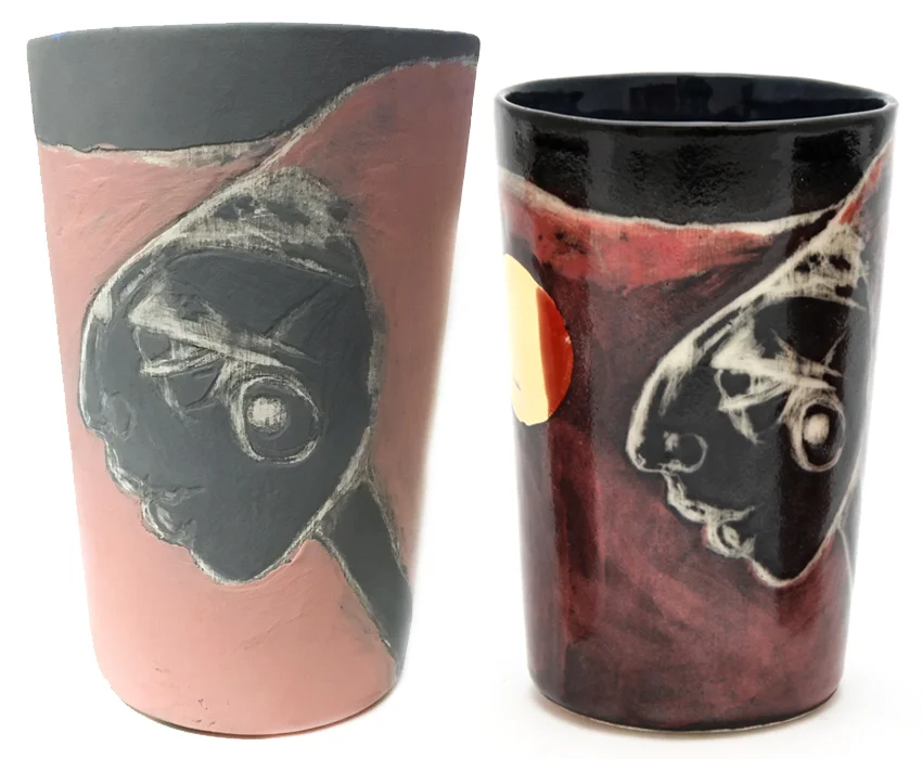 In addition to colors changing, the size changes about 10% too. Ceramics are magic!!!