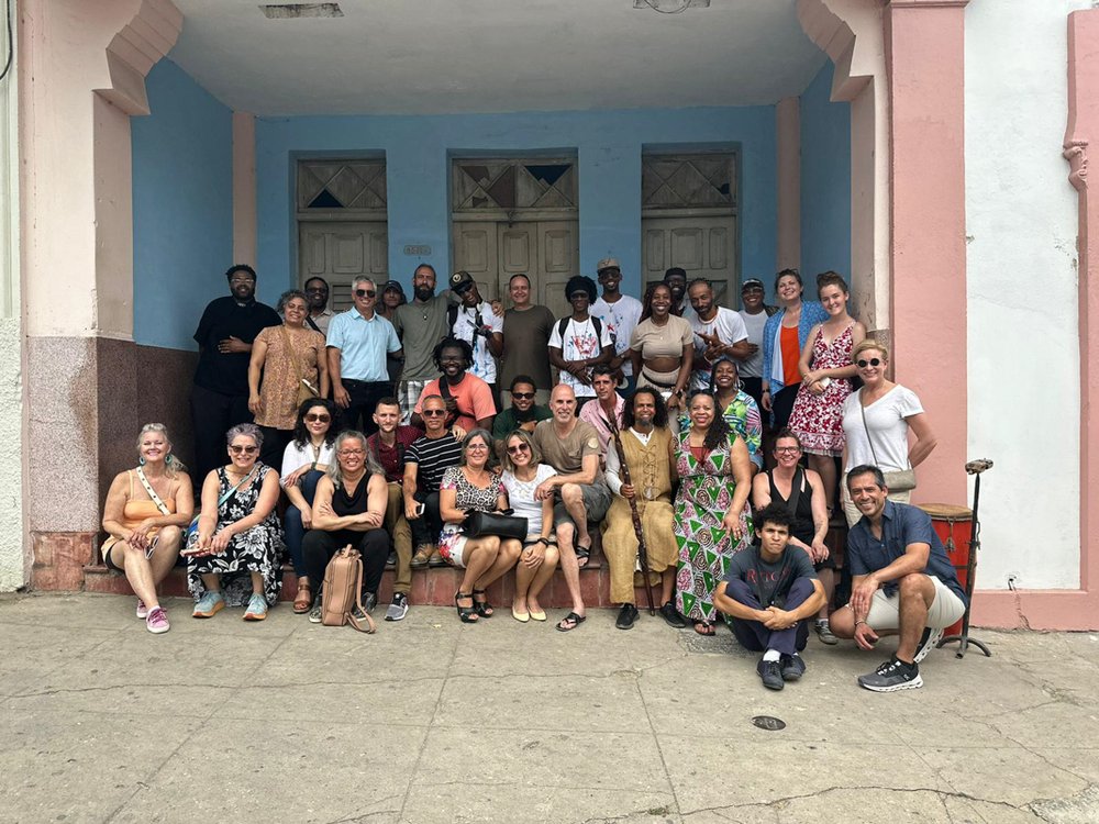Letters To Cuba Group Picture with Cienfuegos Artists