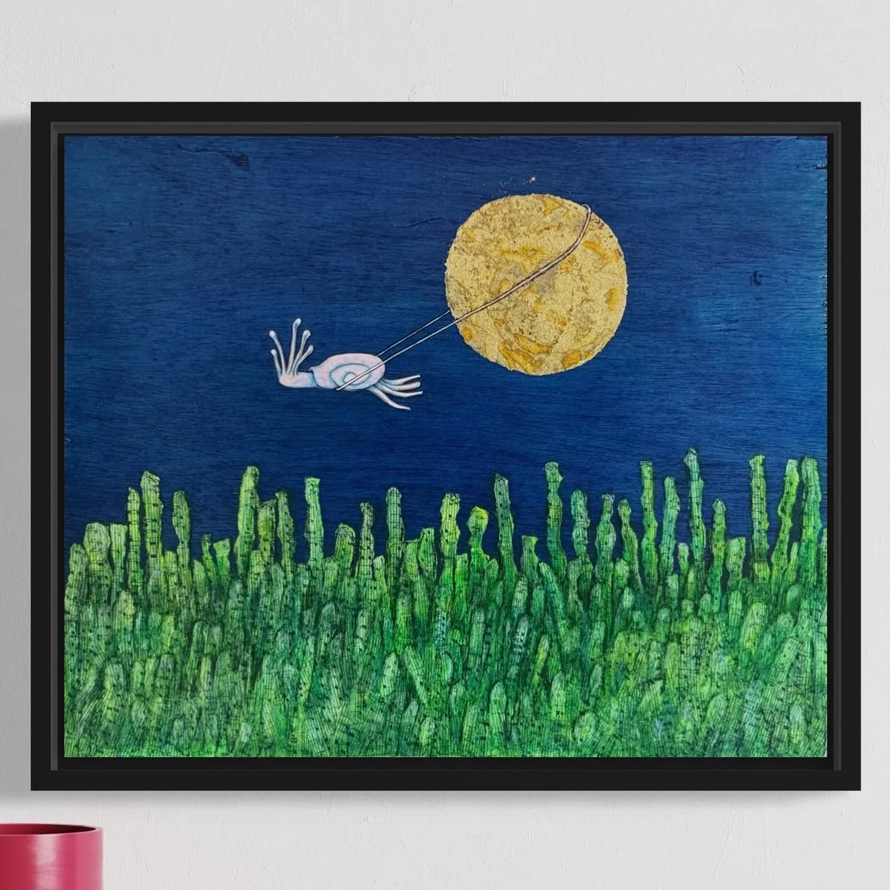 Sqweed! Eeets a Sqweed snail called &ldquo;Sqweed&rdquo;! Technically it could be flying in another atmosphere or could be under water. What do you think??
#katemorgan #katemorganarr #katemorganartist #snailart #squidart #snailsofinstagram #squidsofi