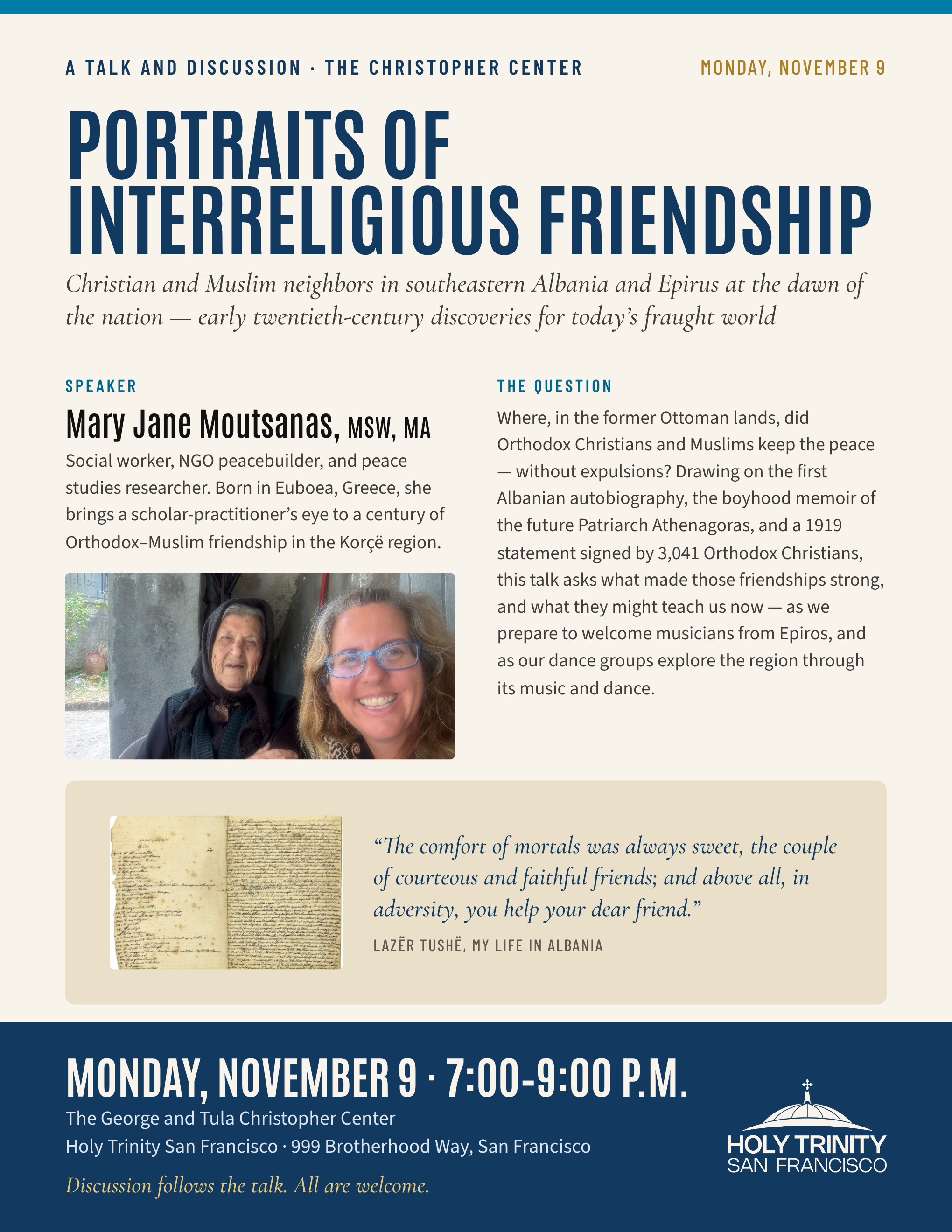 Portraits of Interreligious Friendship