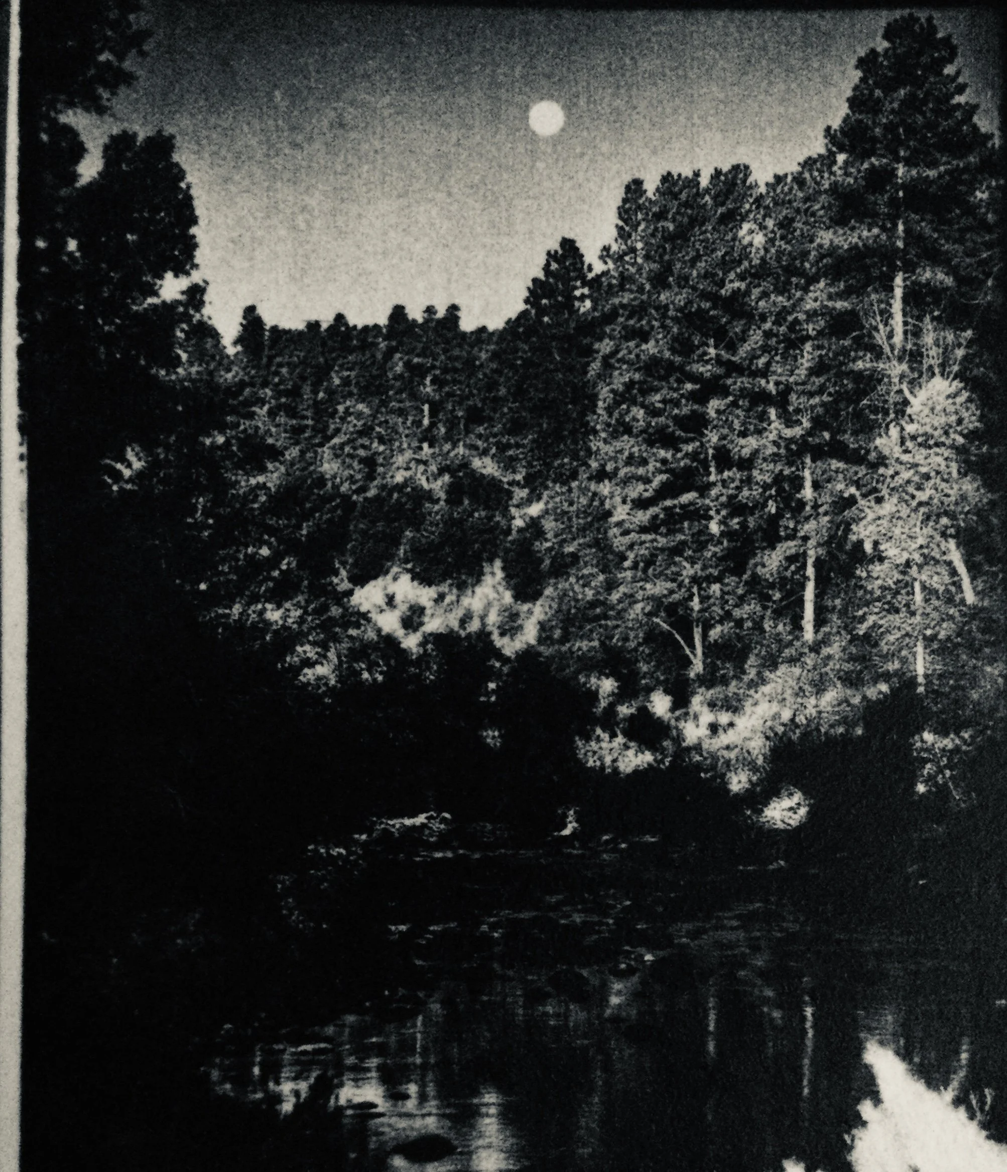 moon over San Juan river