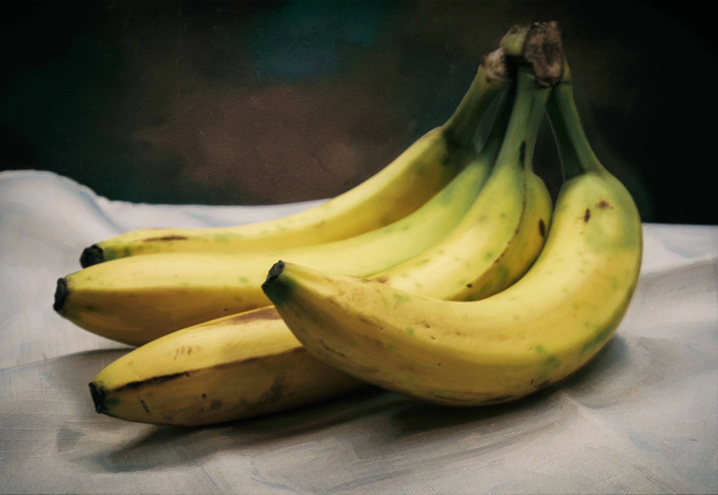 Still Life with Bananas (bunch)