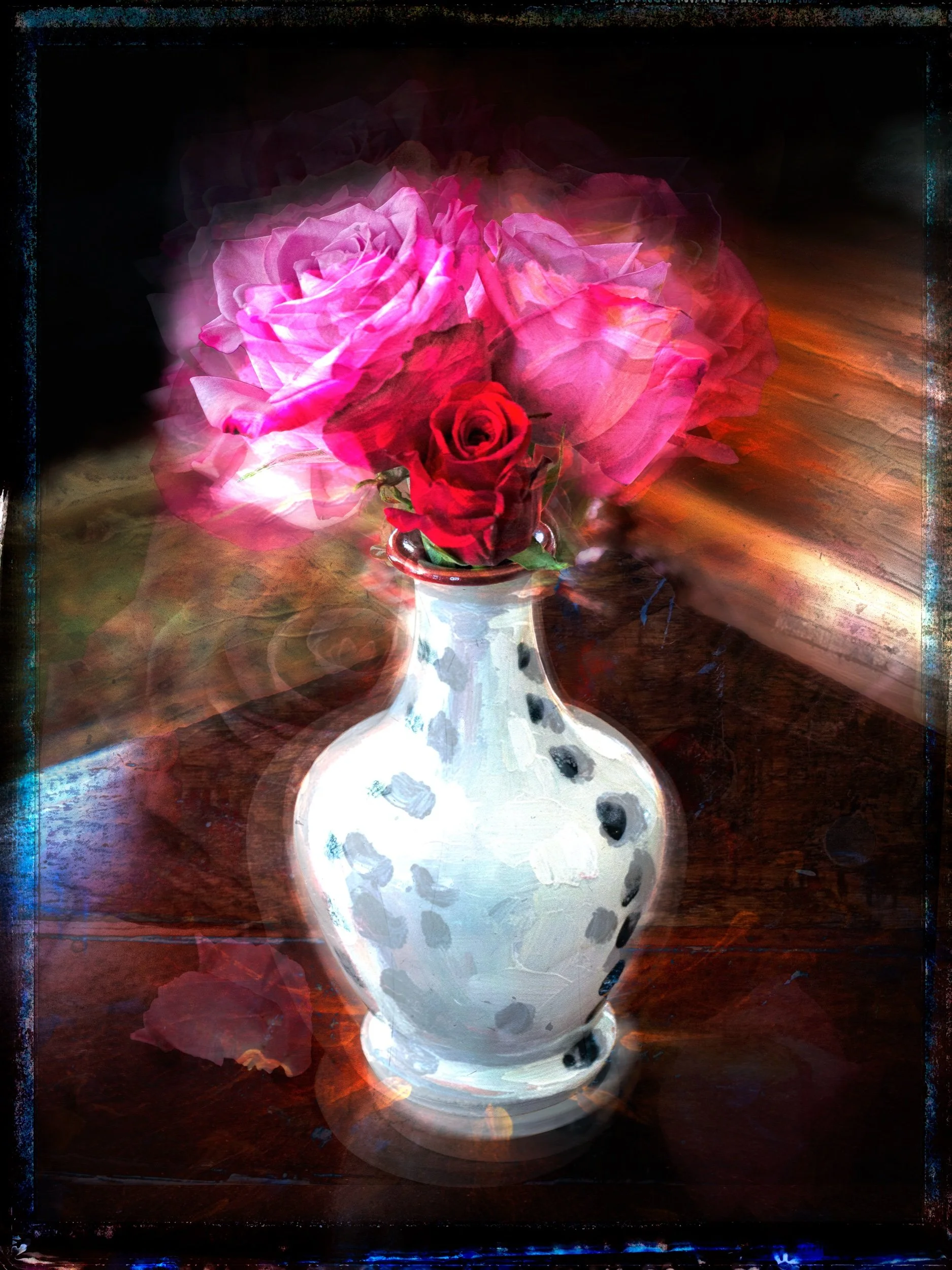 Valentine Roses in Catherine's Vase