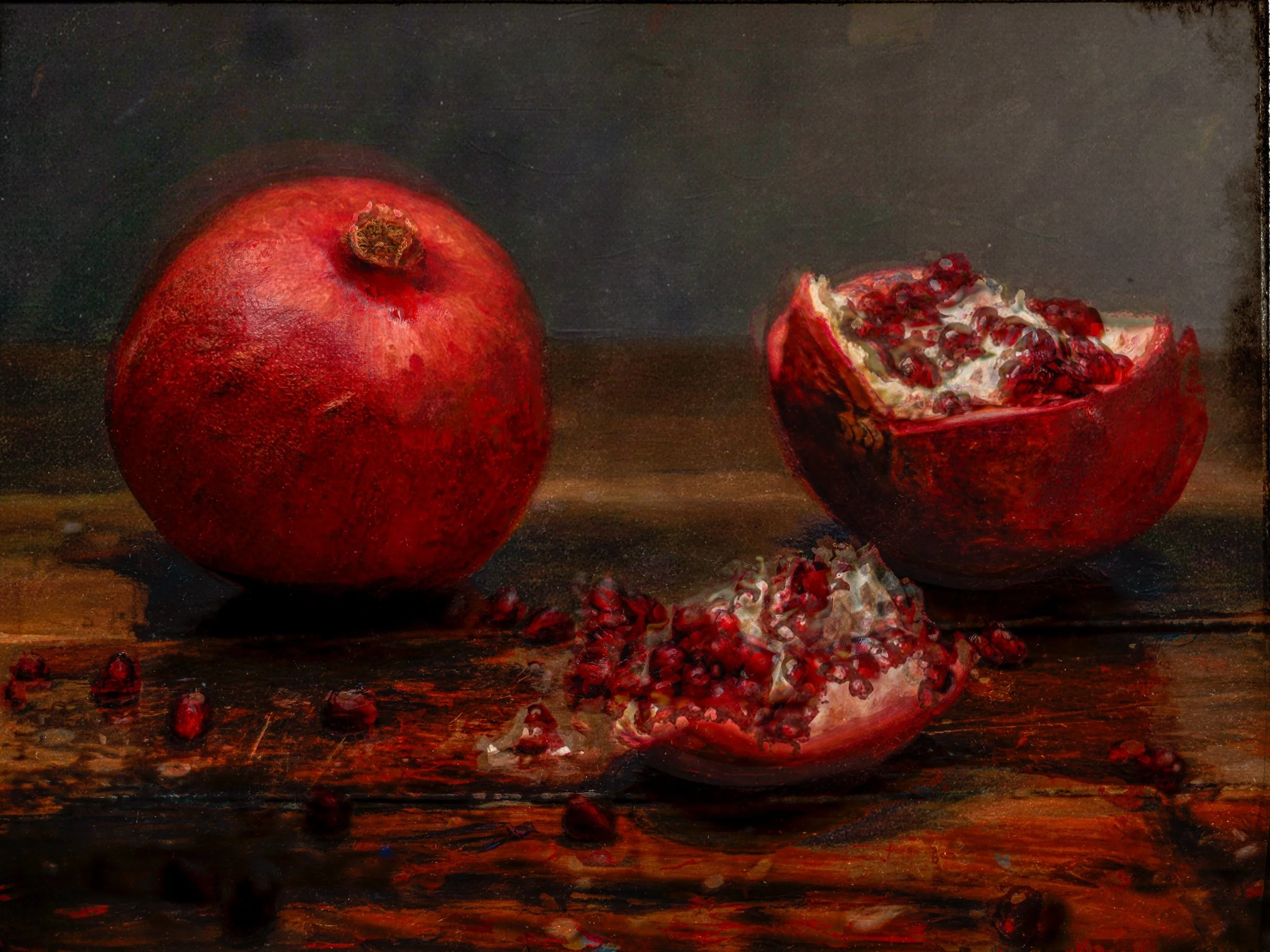 Pomegranates Whole and Broken.jpeg