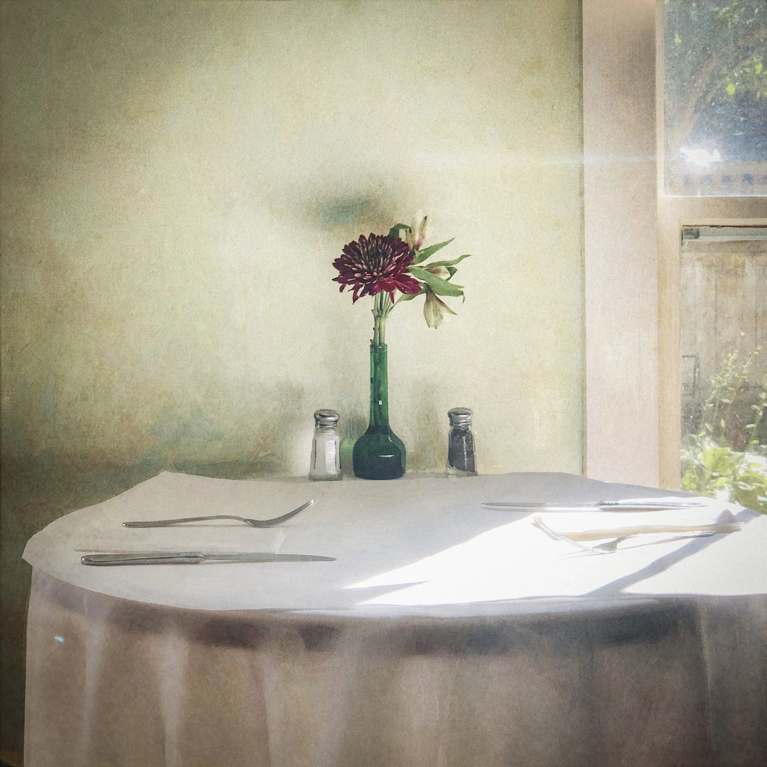 Dahlia on a Table