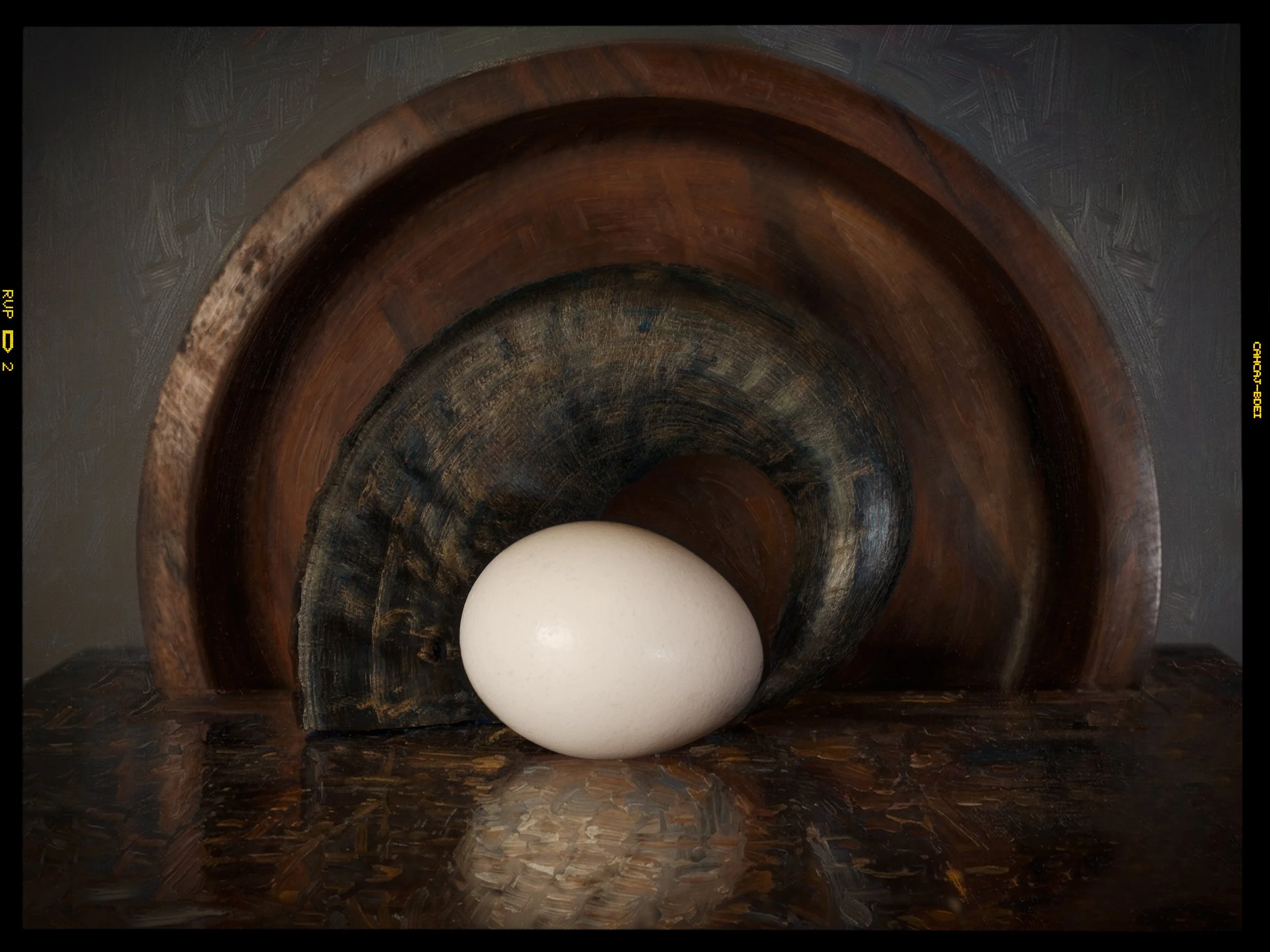 Still Life with Horn and Egg