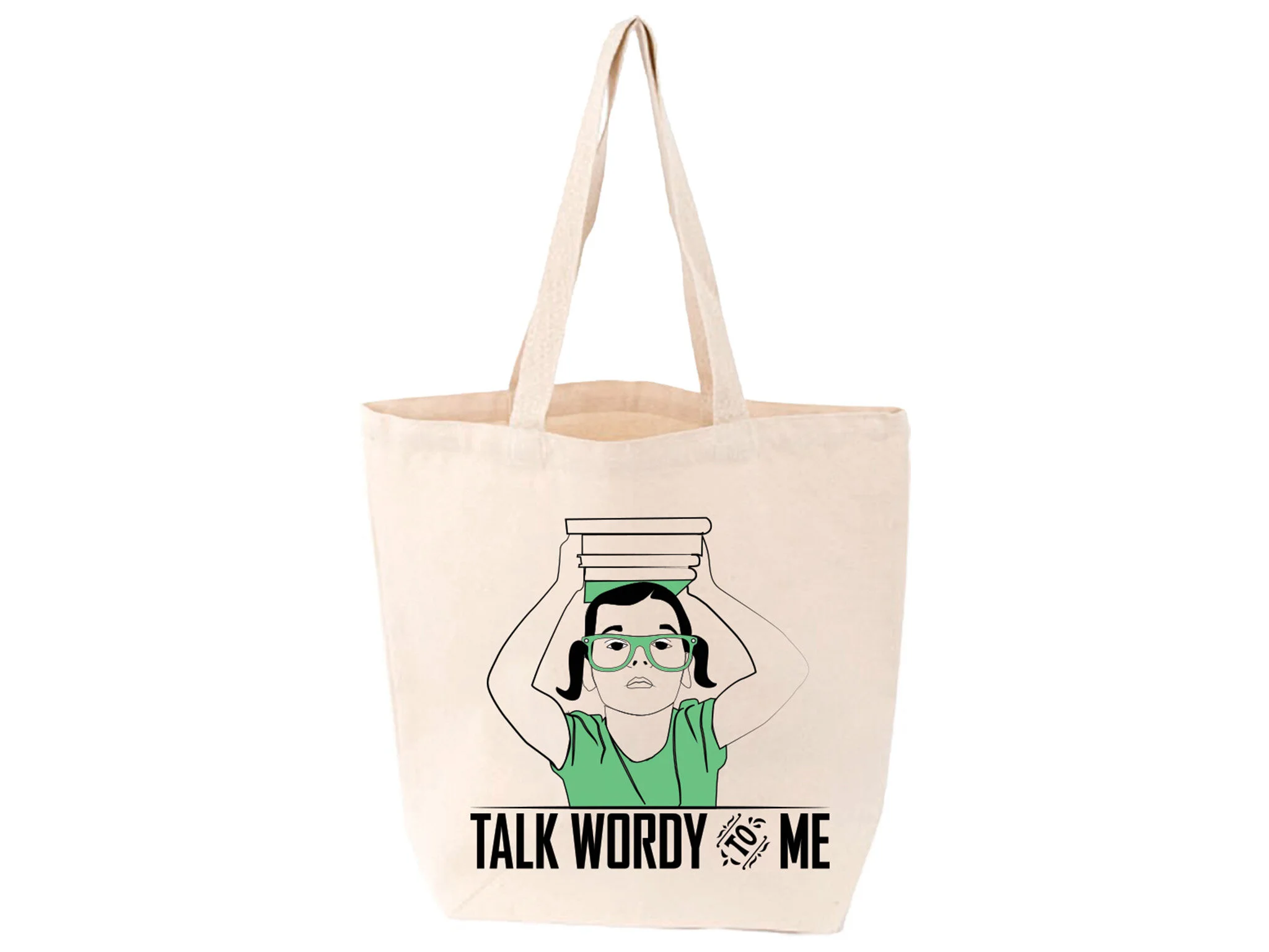 This tote was created as part of my interview process. I was chosen by the Wordy bookstore in New York for custom swag.