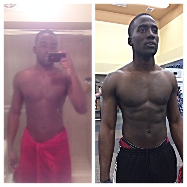 Shamier Anderson 2 week Transformation