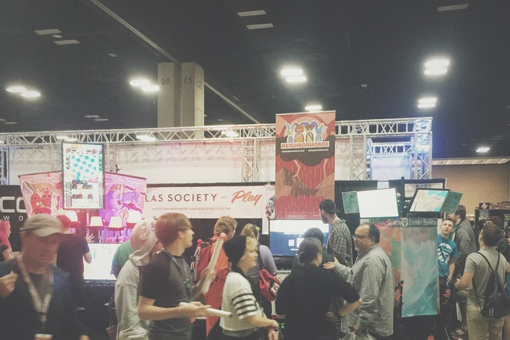 A BIG thanks to Dallas Society of Play peeps for sharing the space with us. Be sure to check out Jack Jack, Push and Pull, and Innerspace, the games we had the privilege of showing next to.