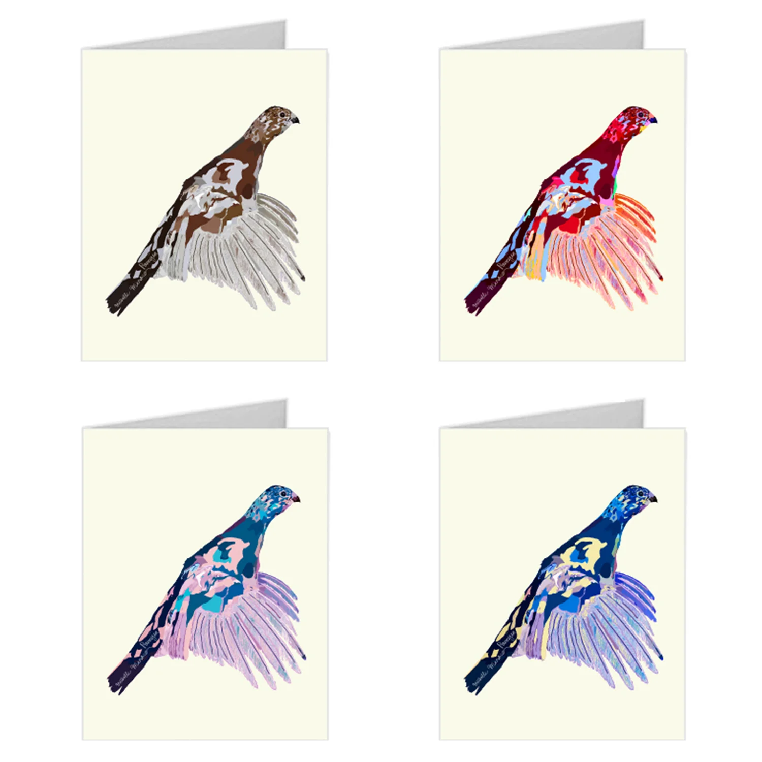 Ptarmigan Stationery (Set of 4)