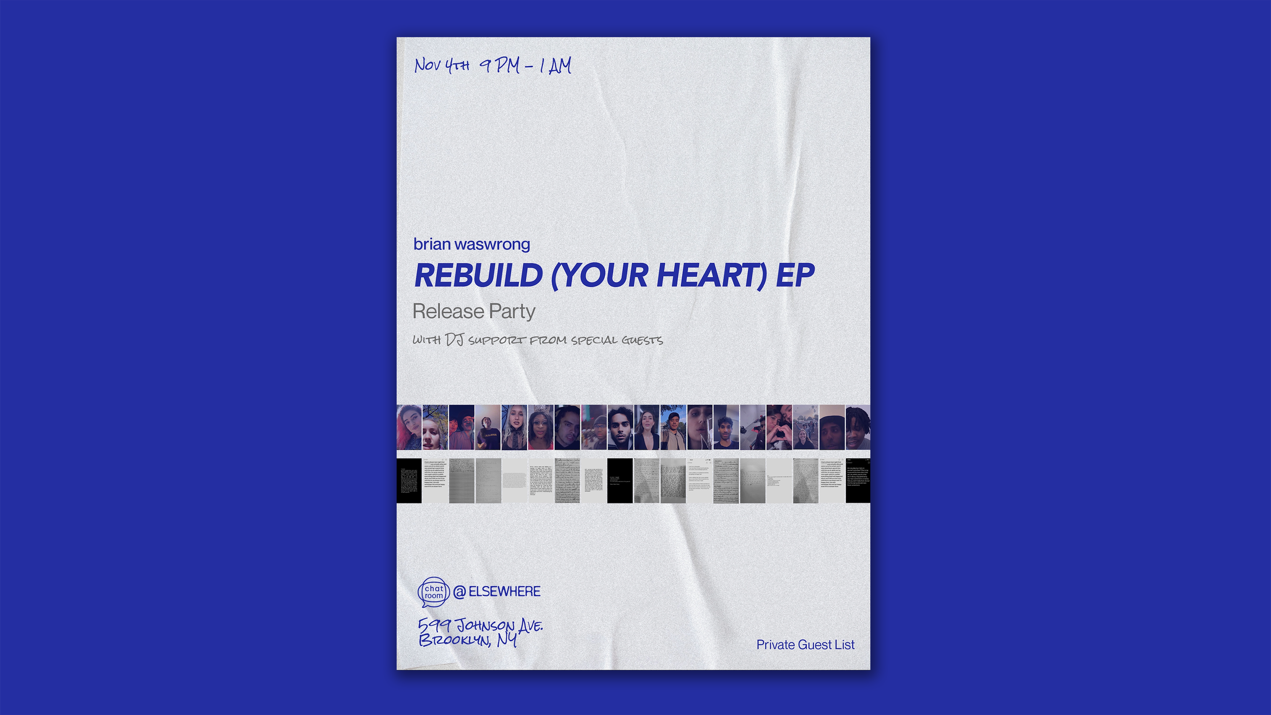 EP Release Party Poster | Static version