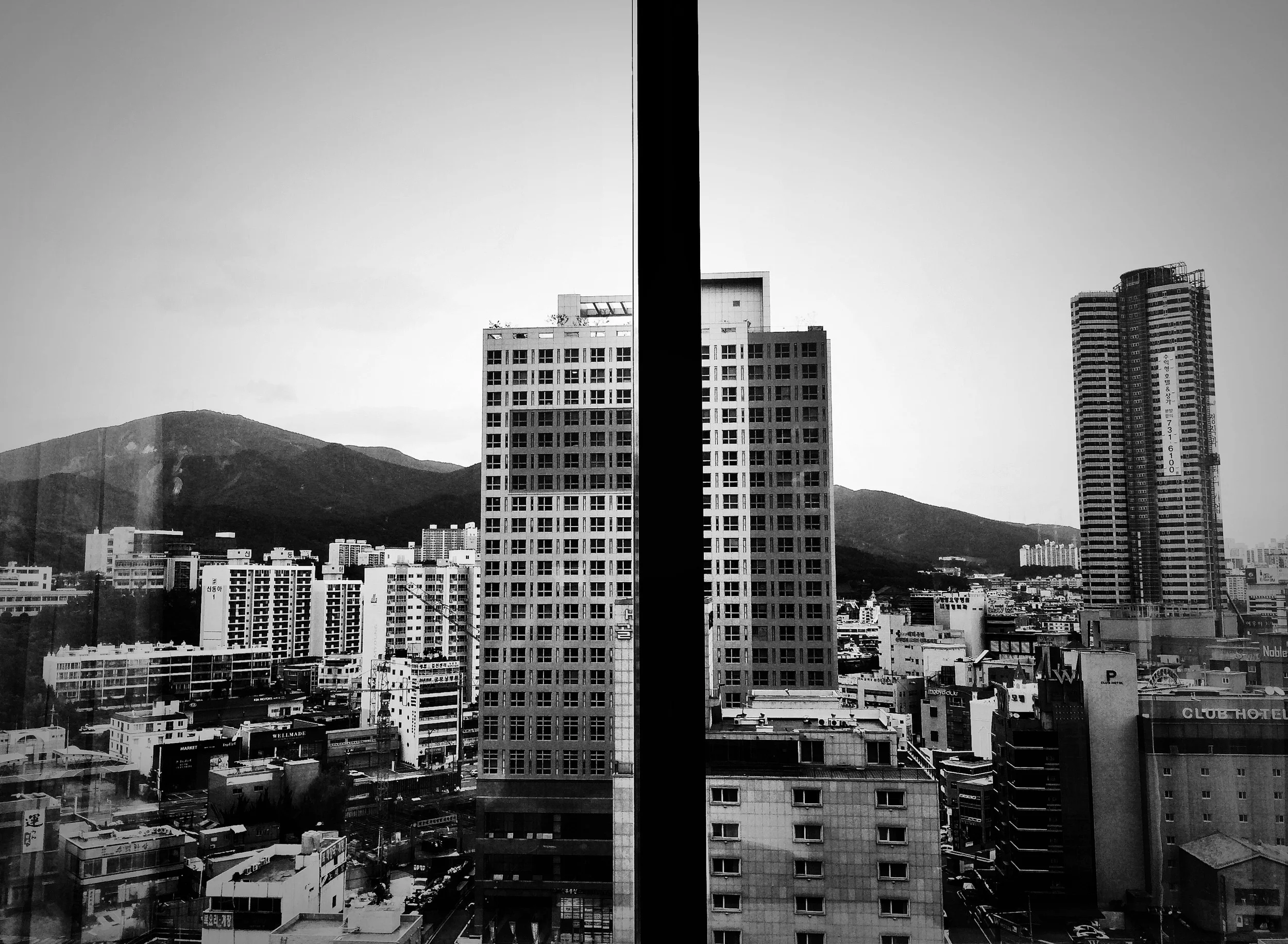 View from my hotel window in Busan, S. Korea.