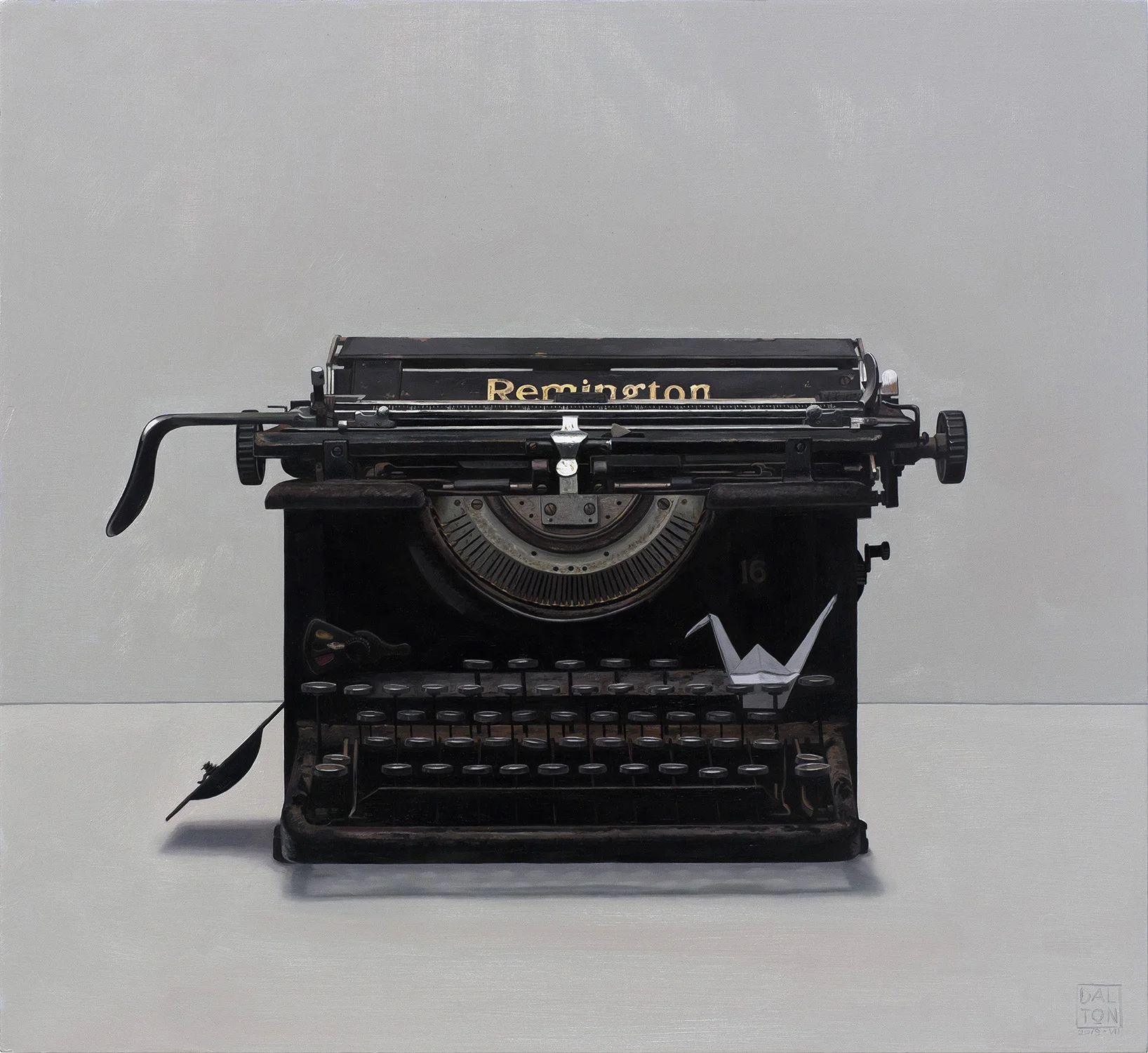 Typewriter _ Crane 55x60cm Oil On Board.jpg