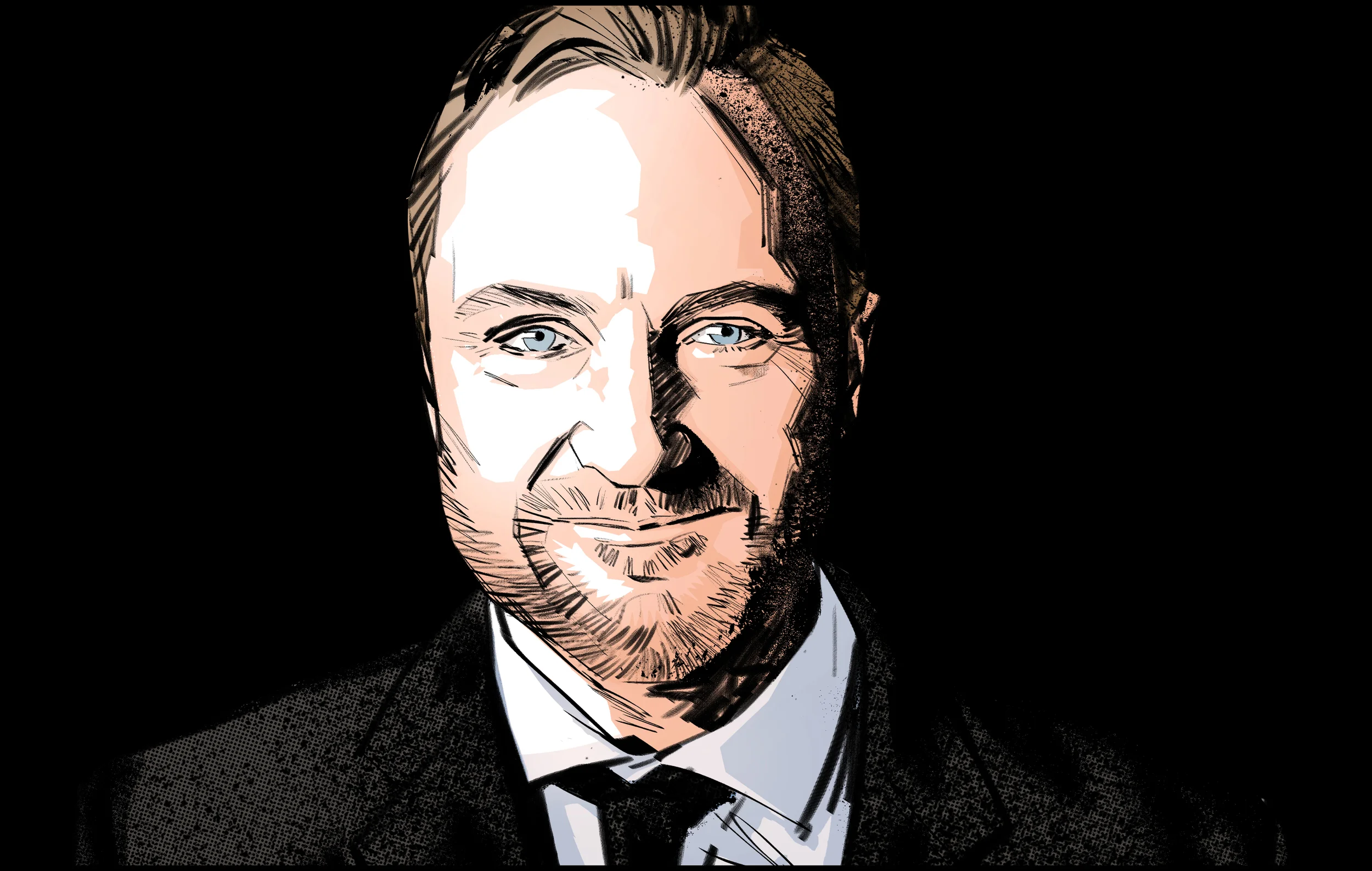 Cam McHarg by Marvel graphic novel artist, Tomm Coker.