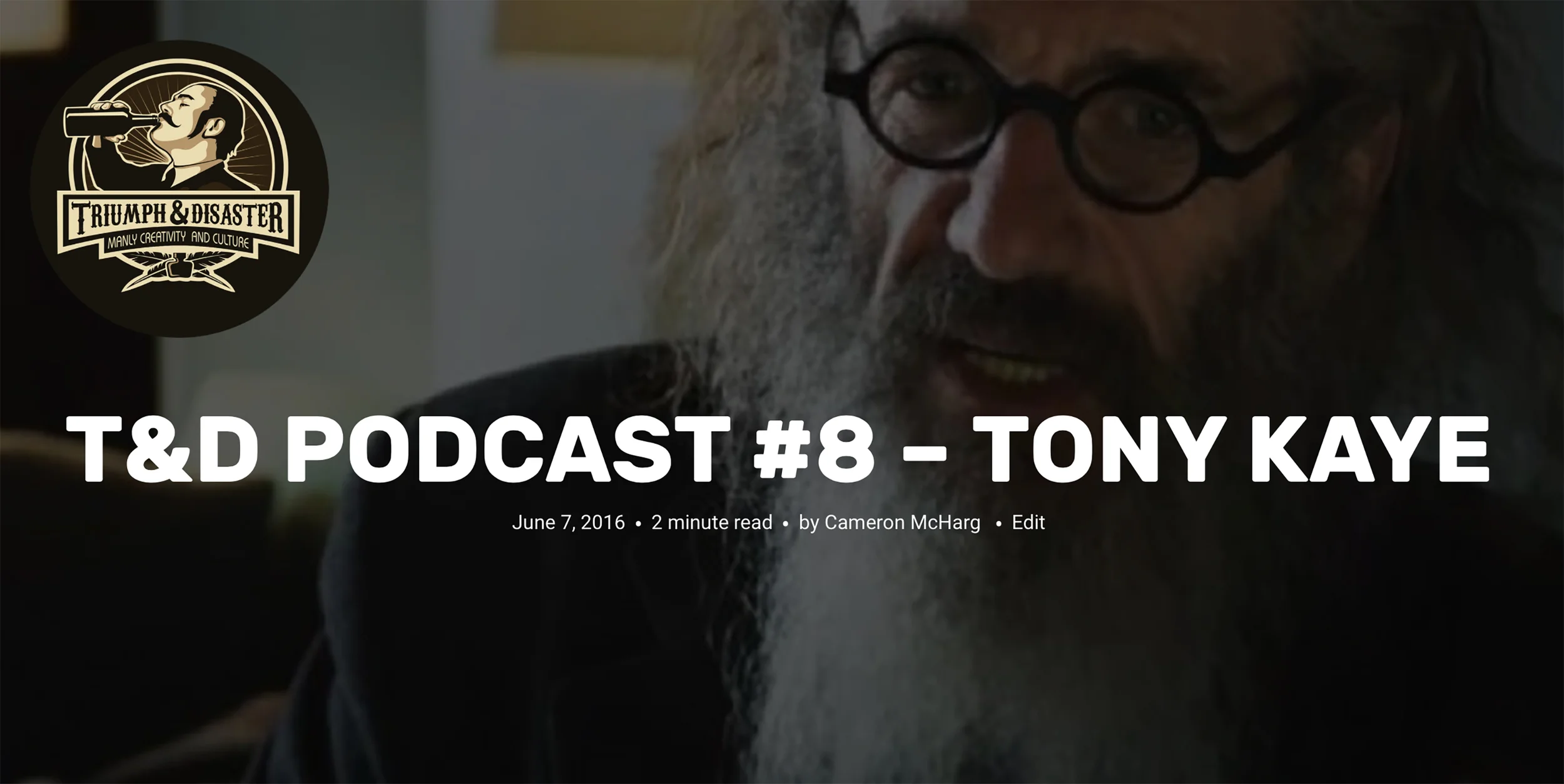 Tony Kaye and I had a conversation in the back alley behind of a bar on Hollywood Blvd, and you can can hear it here on my Triumph and Disaster podcast. We've agreed to do at least a Part 2, and maybe even a much more comprehensive mini-series that may include video as well. Make sure to subscribe to the Triumph and Disaster Blog and subscribe on iTunes so you don't miss out!