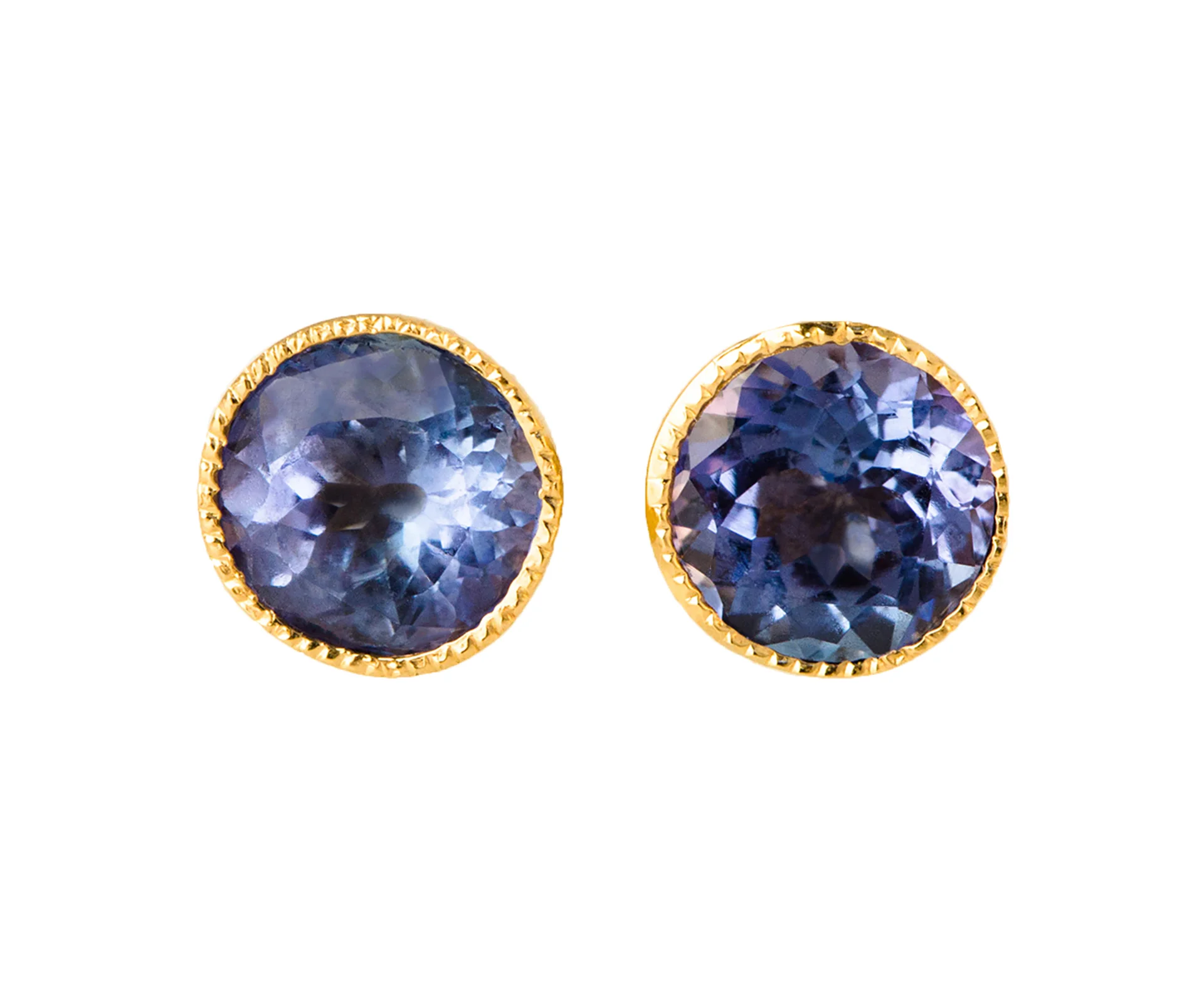 Tanzanite Stud Earrings