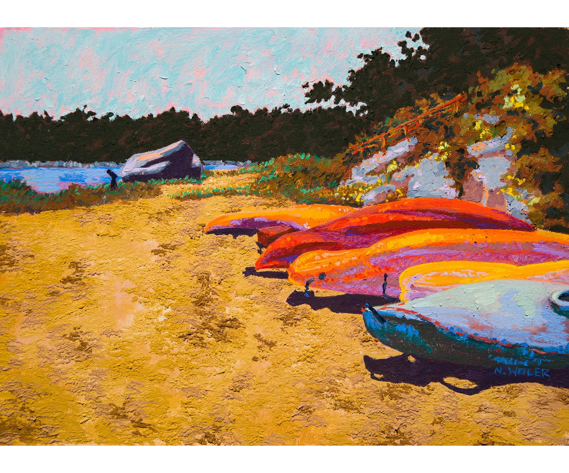 Blue Canoe, Cape Cod