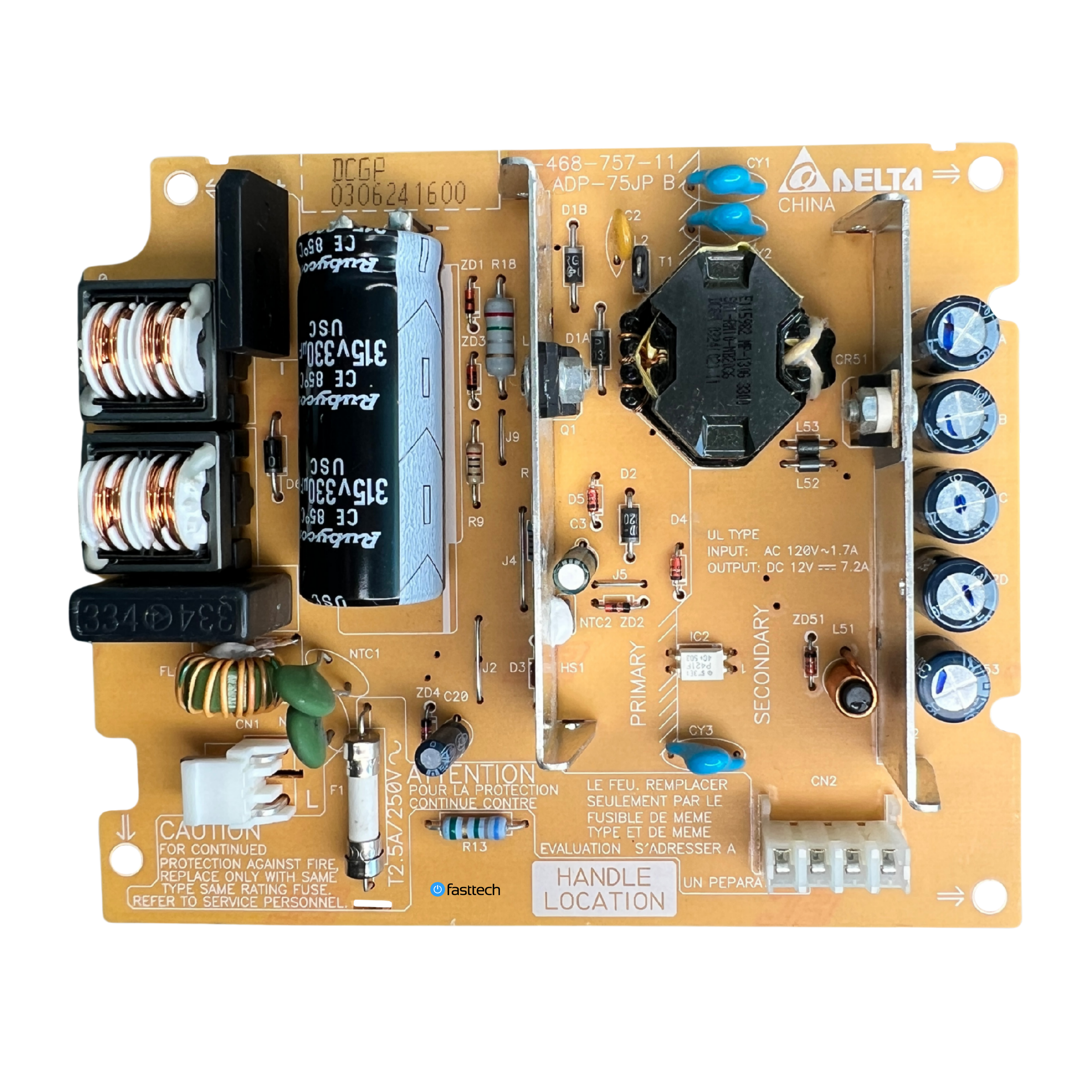 PlayStation 2 Power Supply Board (Delta ADP-75JP) - 1.png