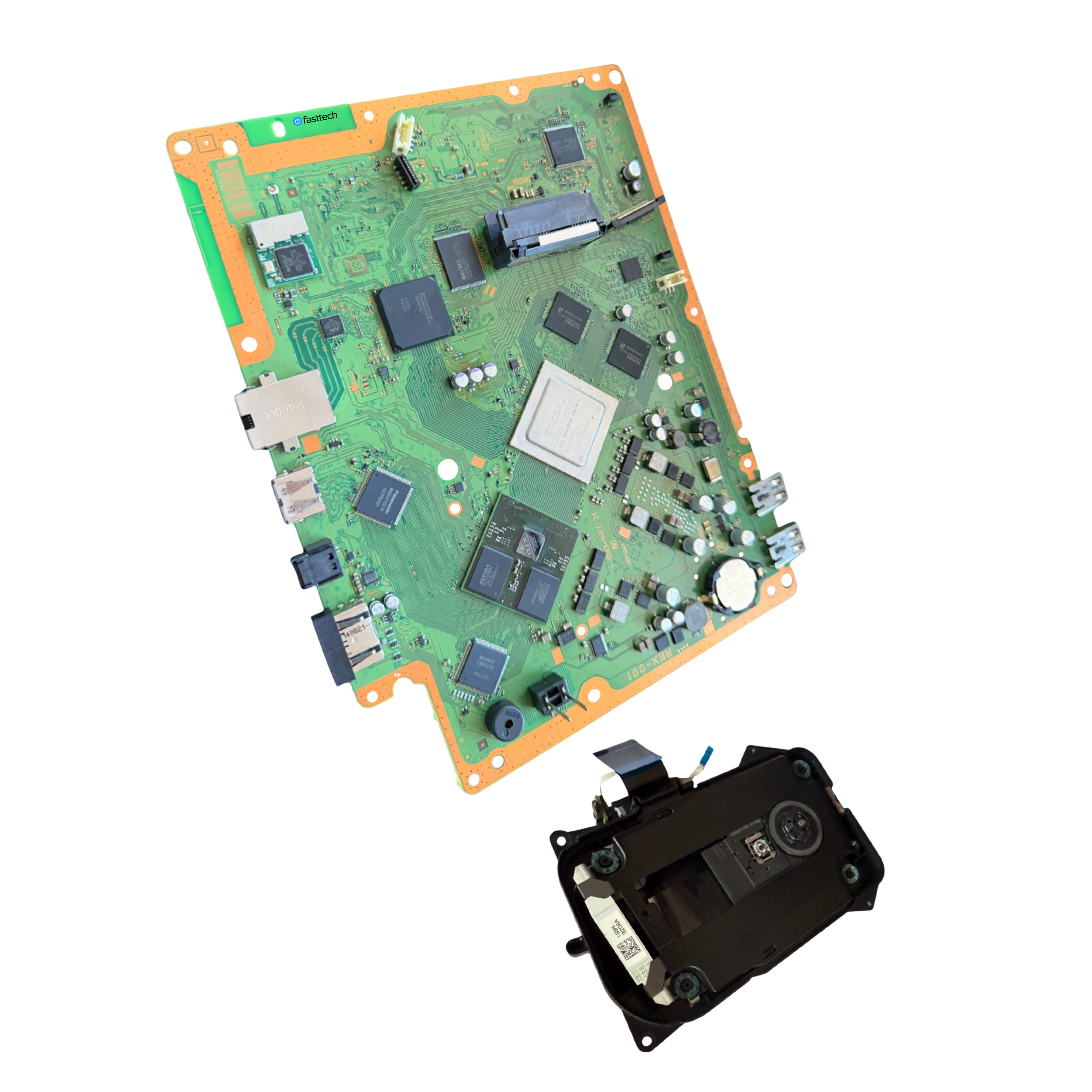 PlayStation 3 Super Slim 4301 REX-001 Motherboard and Paired Optical Drive - 15.png