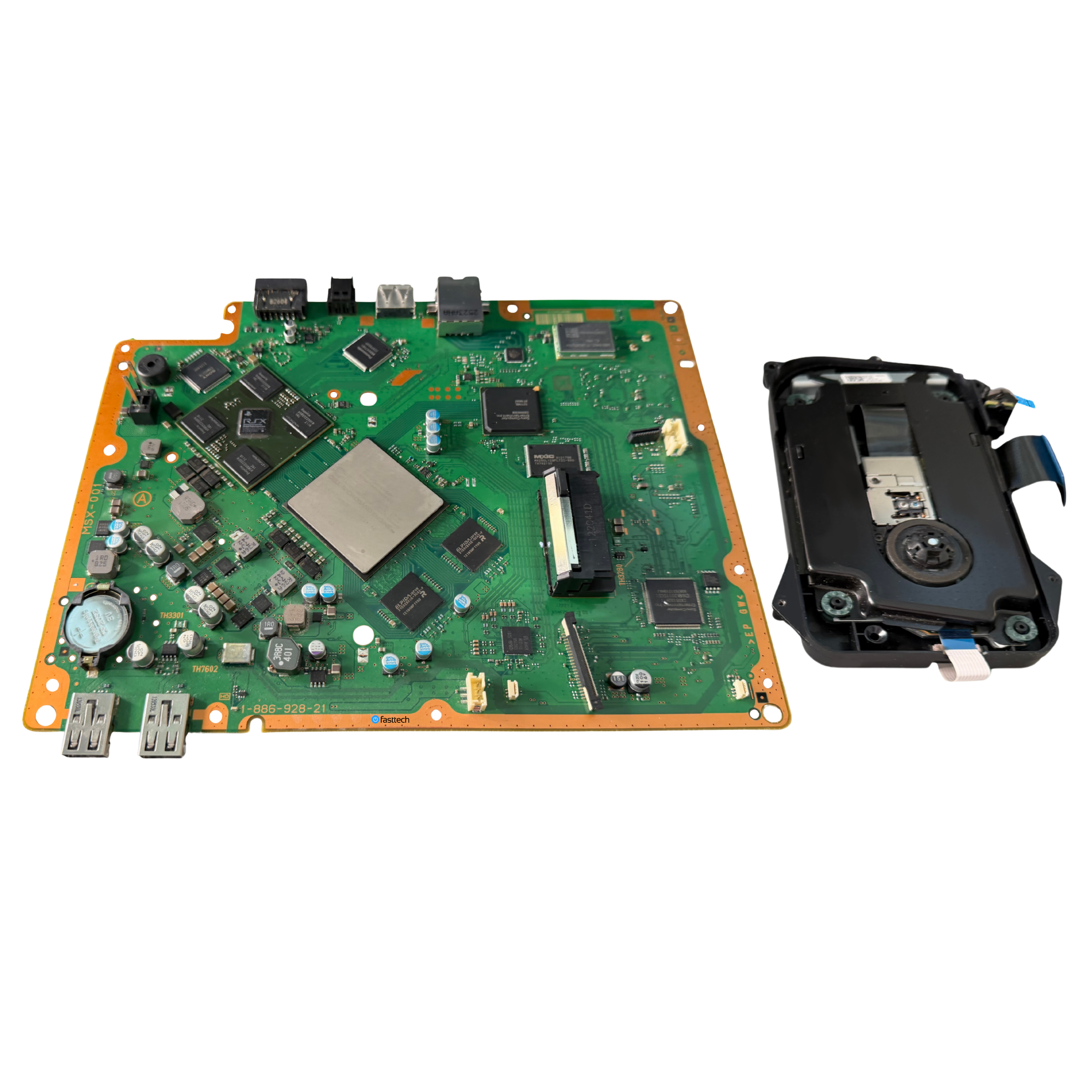 PlayStation 3 Super Slim Motherboard MSX-001 and Paired Optical Drive - 6.png