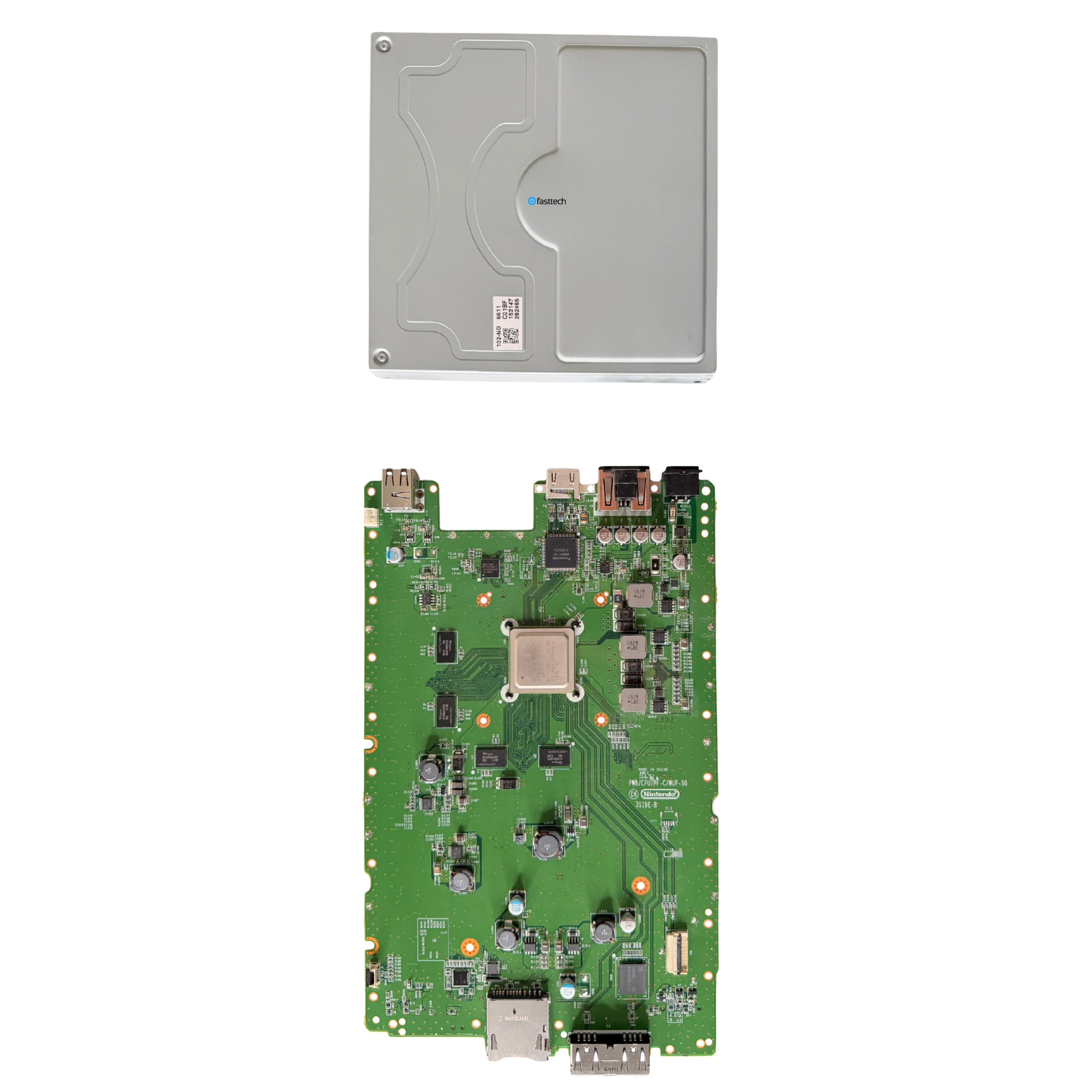 Nintendo Wii U Motherboard & Paired Optical Drive - 3.png