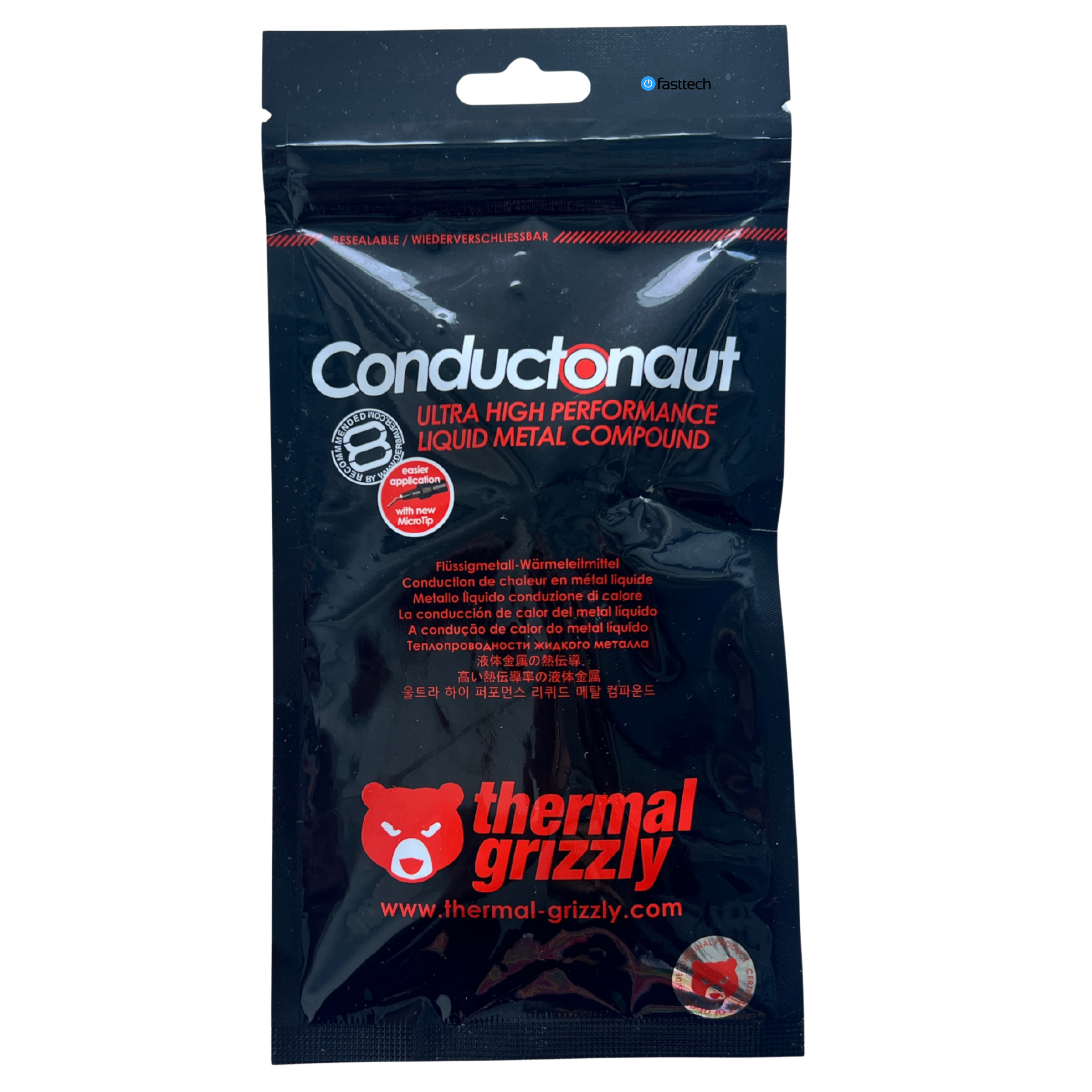 Thermal Grizzly Conductonaut Liquid Metal - 1 Gram Set