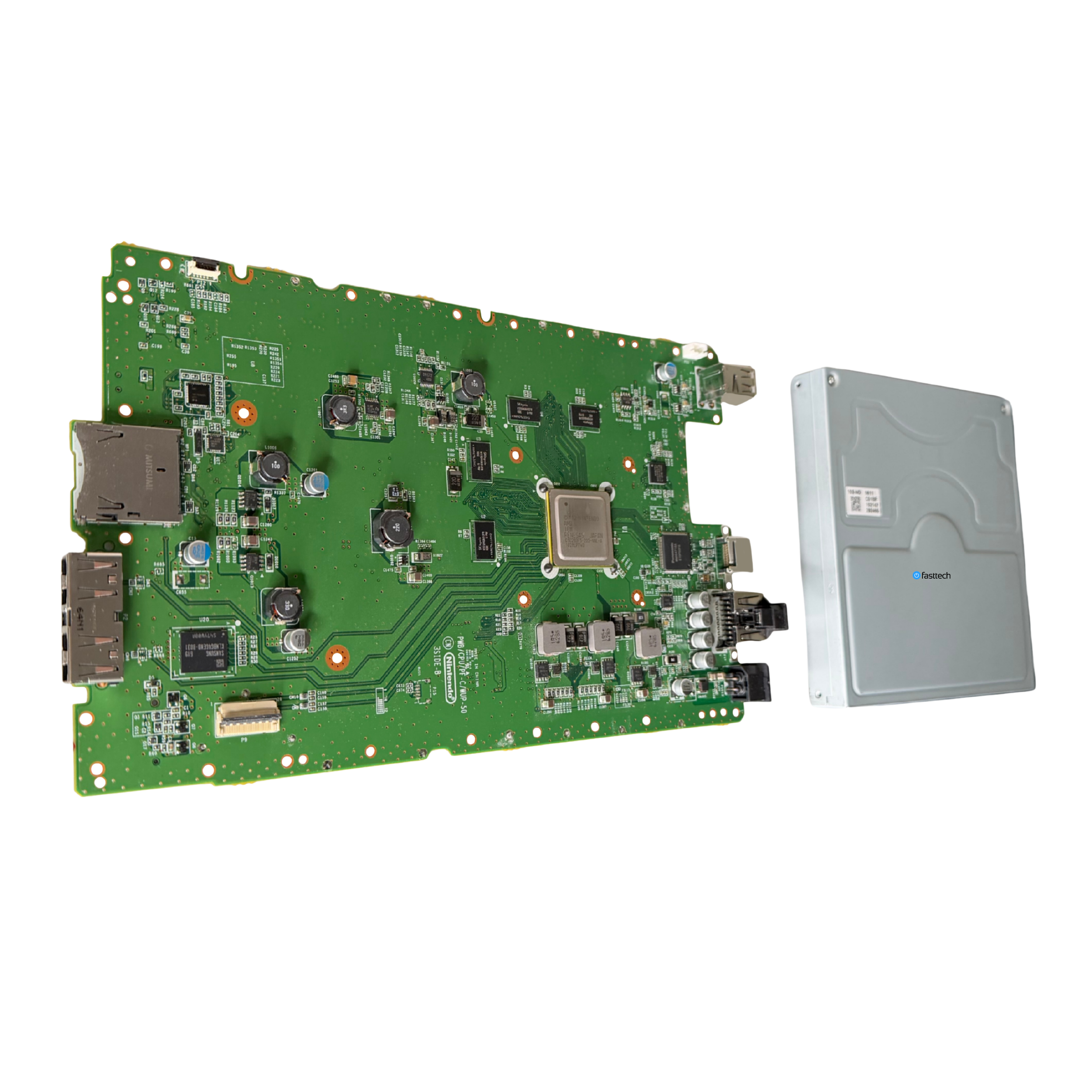 Nintendo Wii U Motherboard & Paired Optical Drive - 13.png
