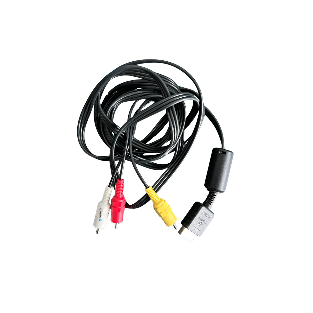 PlayStation Audio Video RCA A/V Cable Fasttech