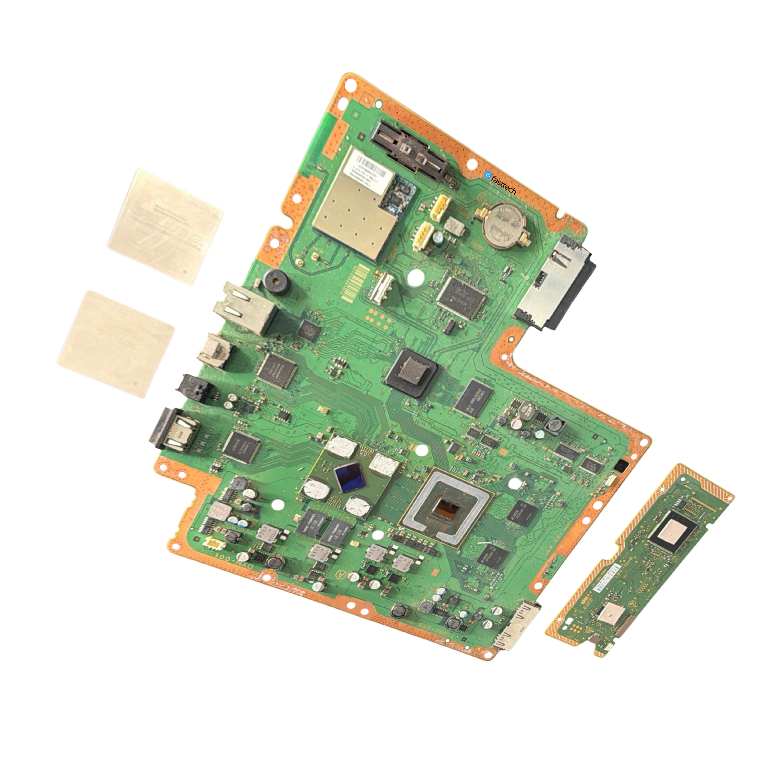 PlayStation 3 Slim De-Lidded Motherboard (CECH-2001) + Disc Drive Logic Board (DYN-001) - 12.png