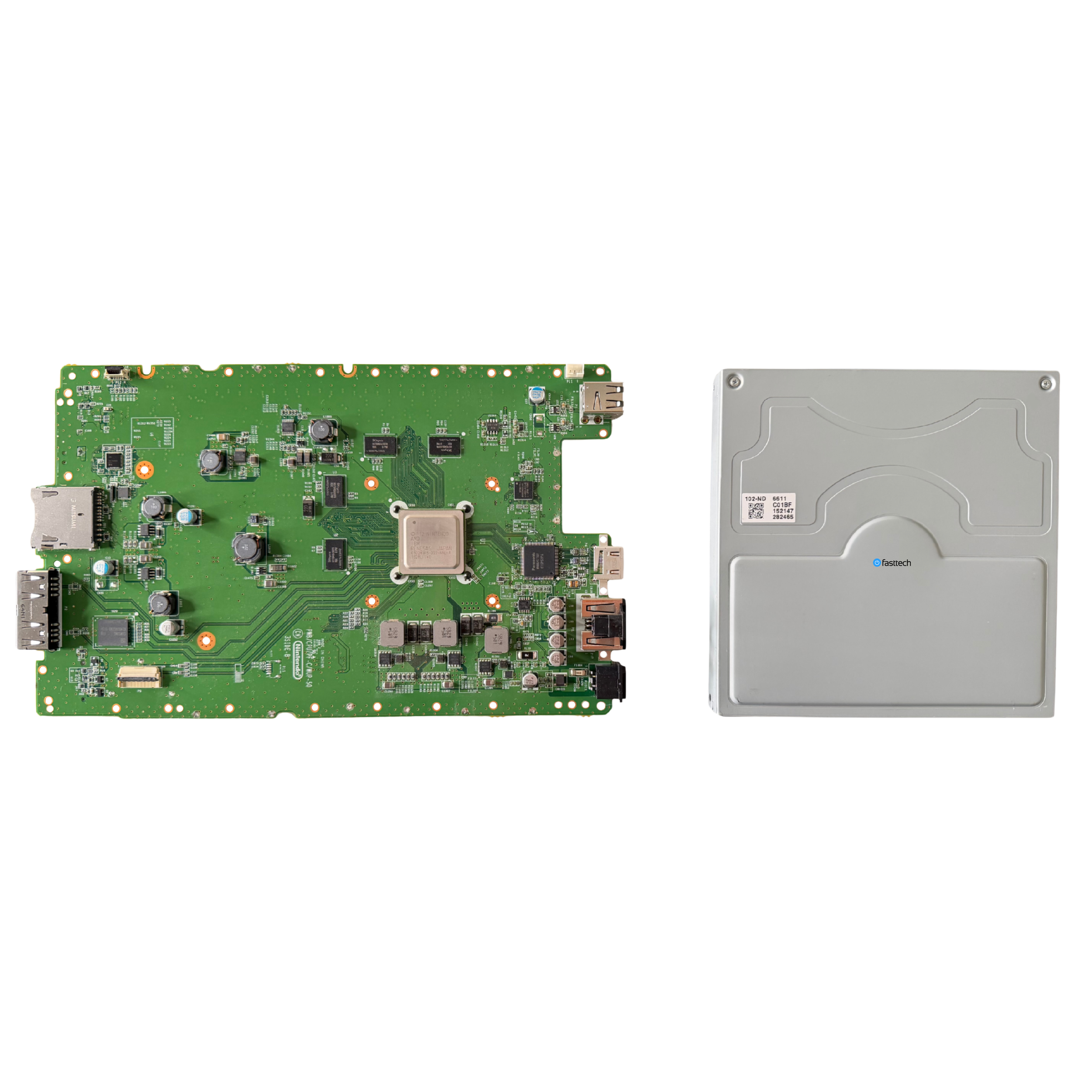 Nintendo Wii U Motherboard & Paired Optical Drive