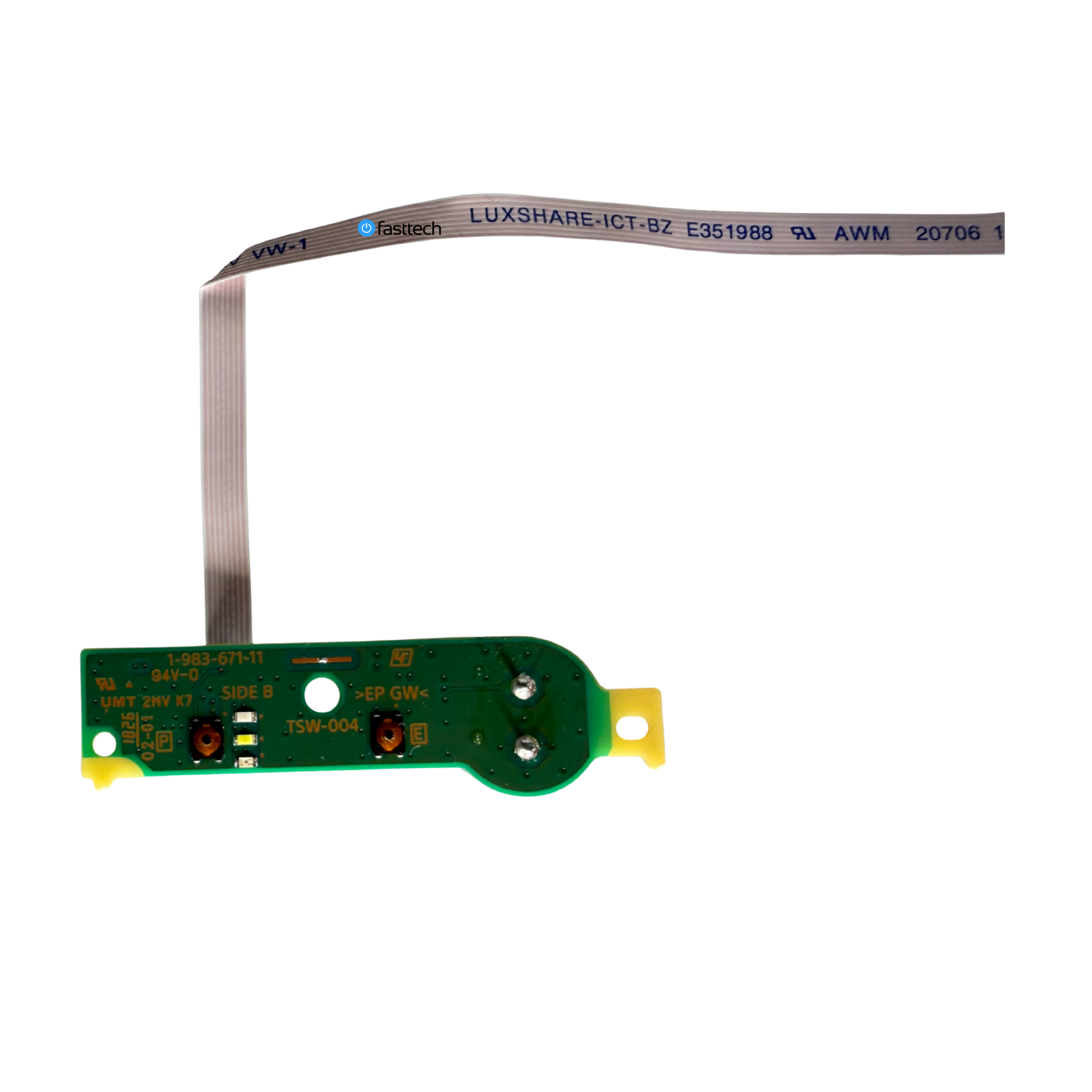 PlayStation 4 Slim Power, Eject Button & Speaker Board (TSW-004) With Cable - 23.png