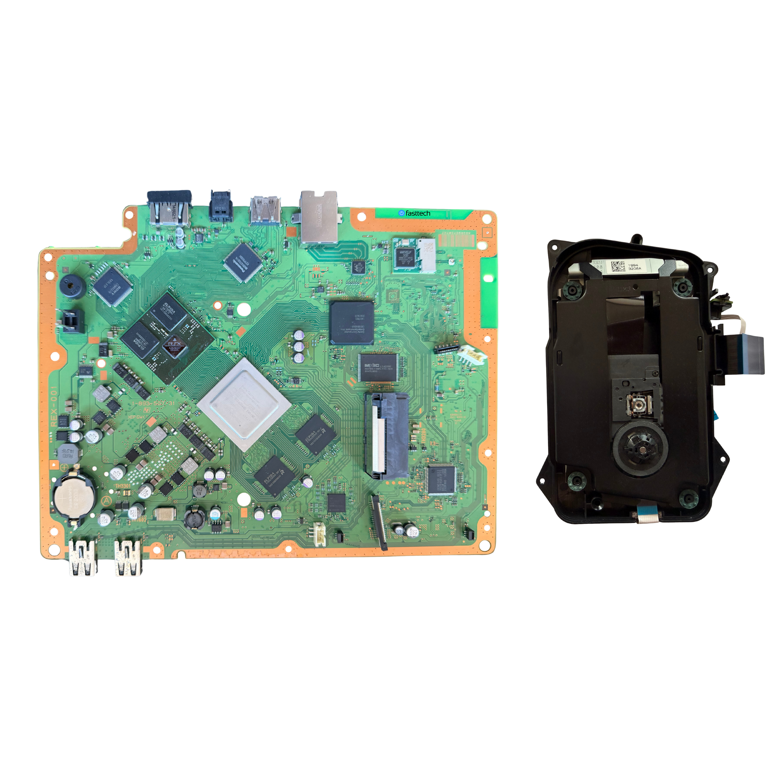 PlayStation 3 Super Slim REX-001 Motherboard & Paired Optical Drive