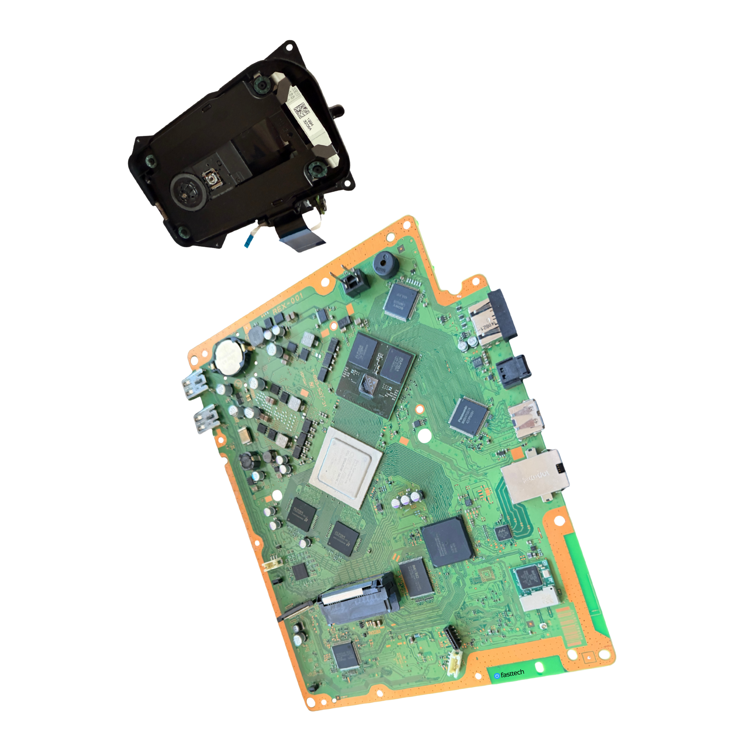 PlayStation 3 Super Slim 4301 REX-001 Motherboard and Paired Optical Drive - 14.png