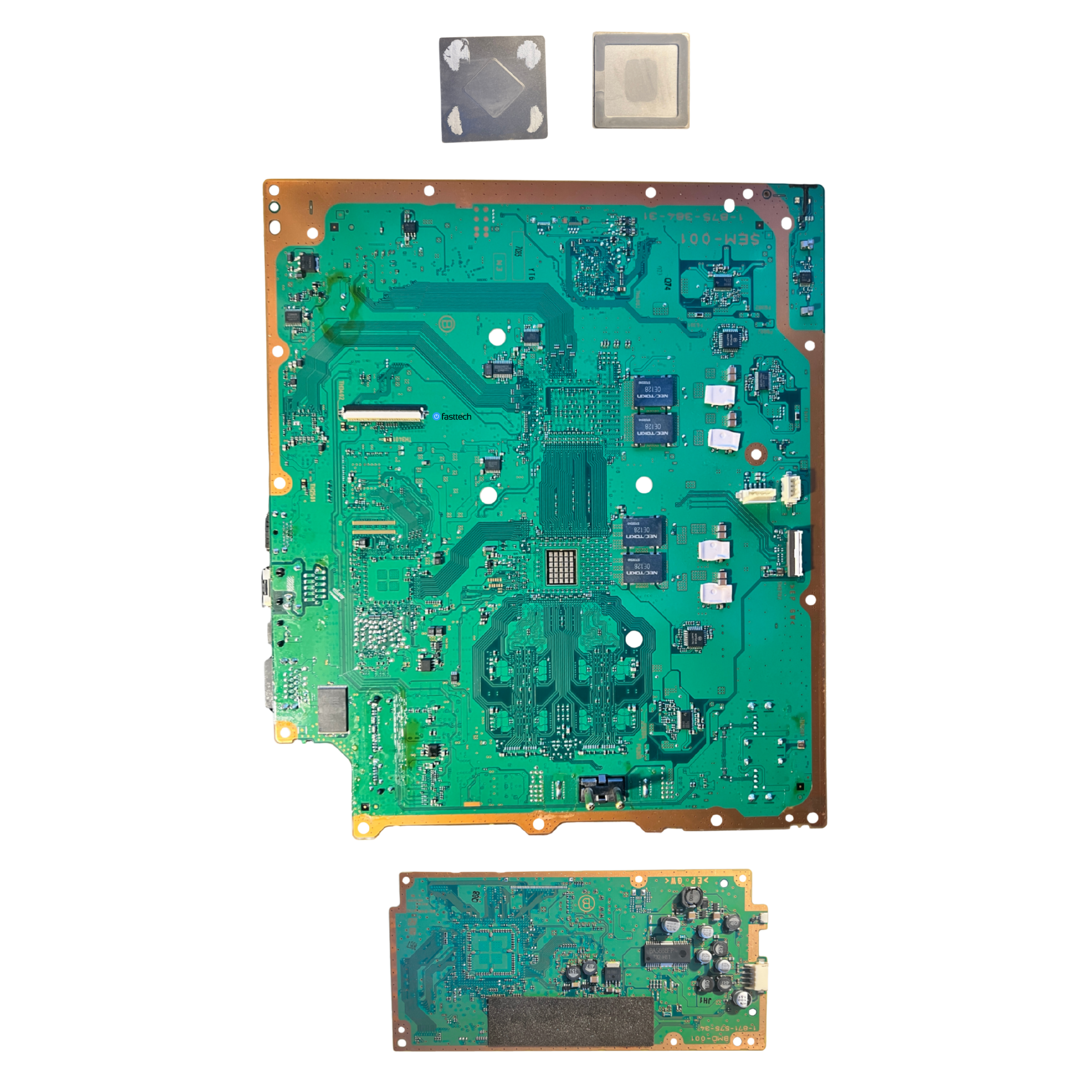 PlayStation 3 CECHG01 'De-Lid' Motherboard + Disc Drive Logic Board (SEM-001) - 10.png