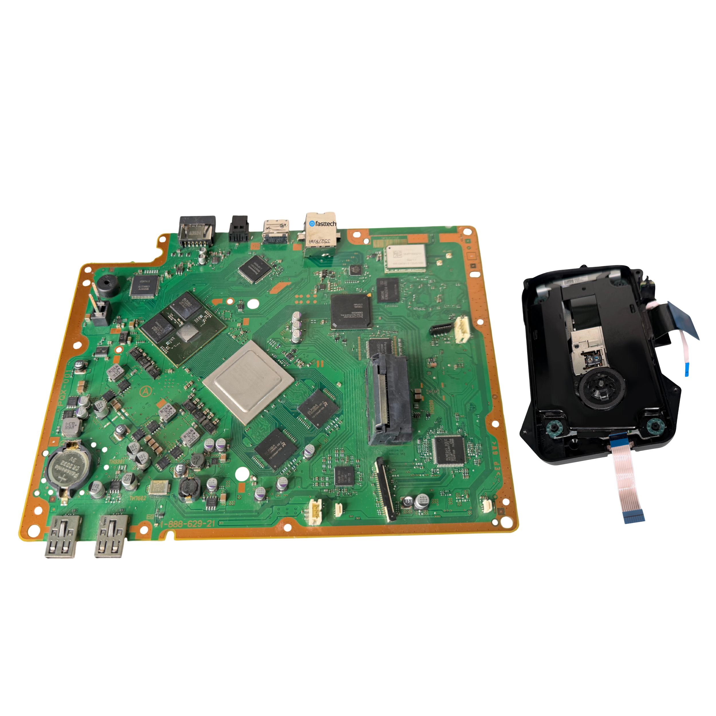 PlayStation 3 Super Slim Motherboard PQX-001 and Paired Optical Drive - 7.png