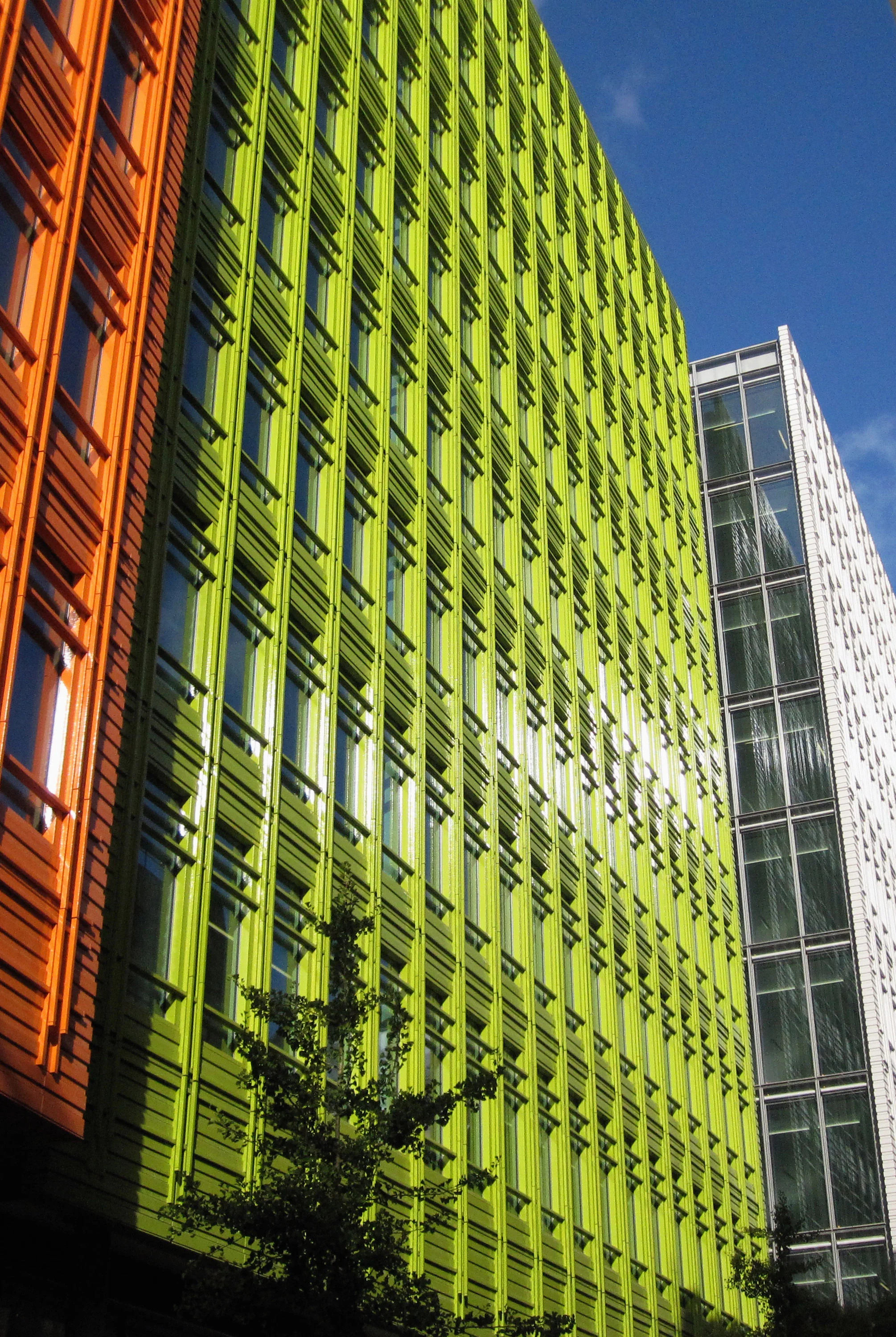 Colorful buildings in London