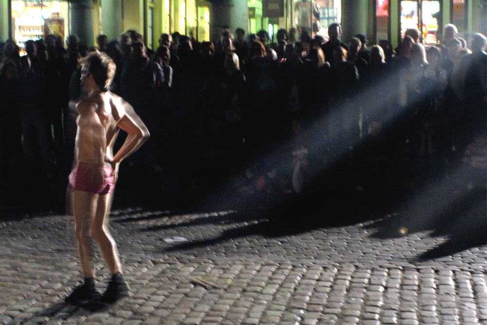 A street performer