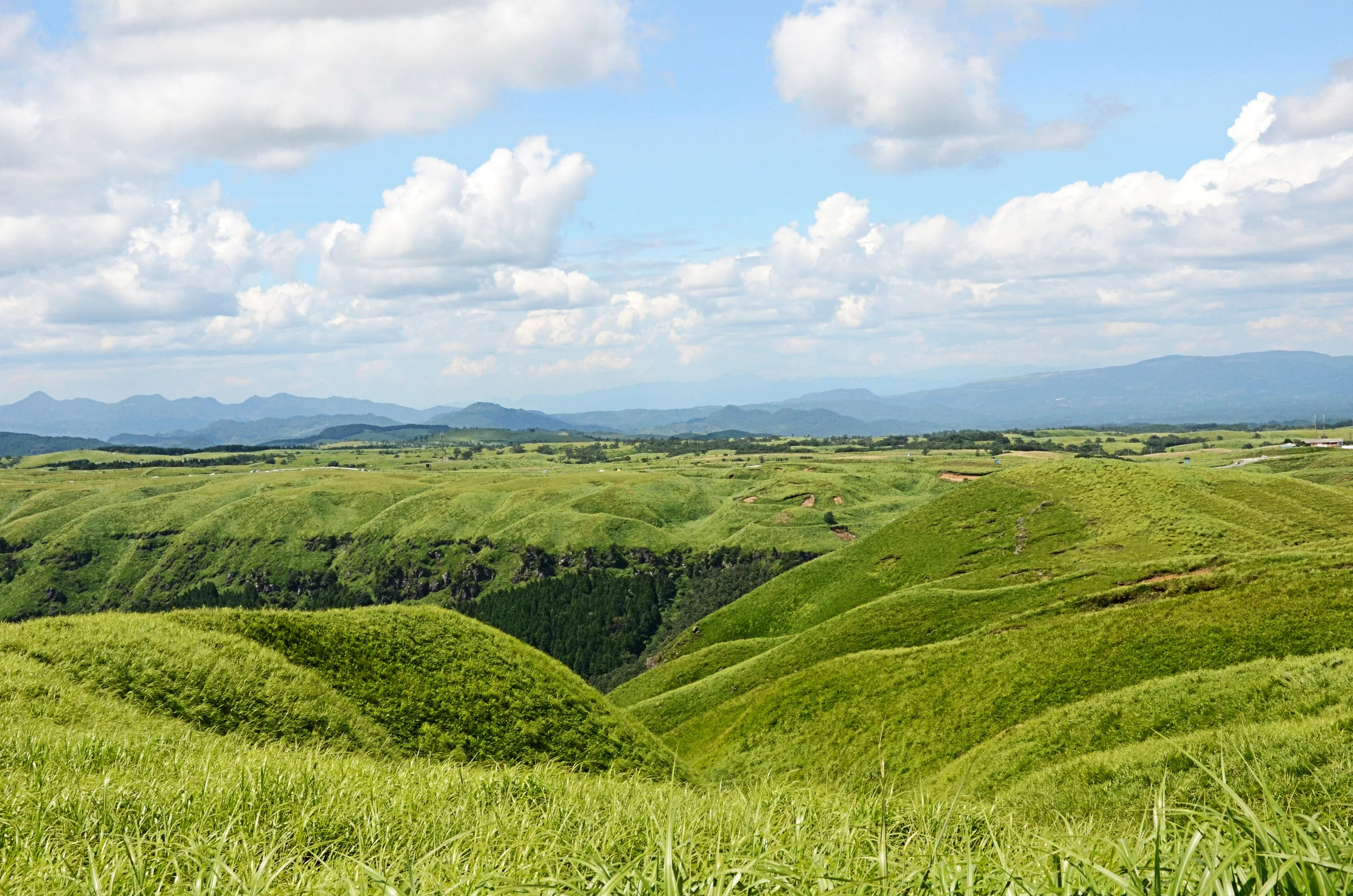 View of Mt Aso