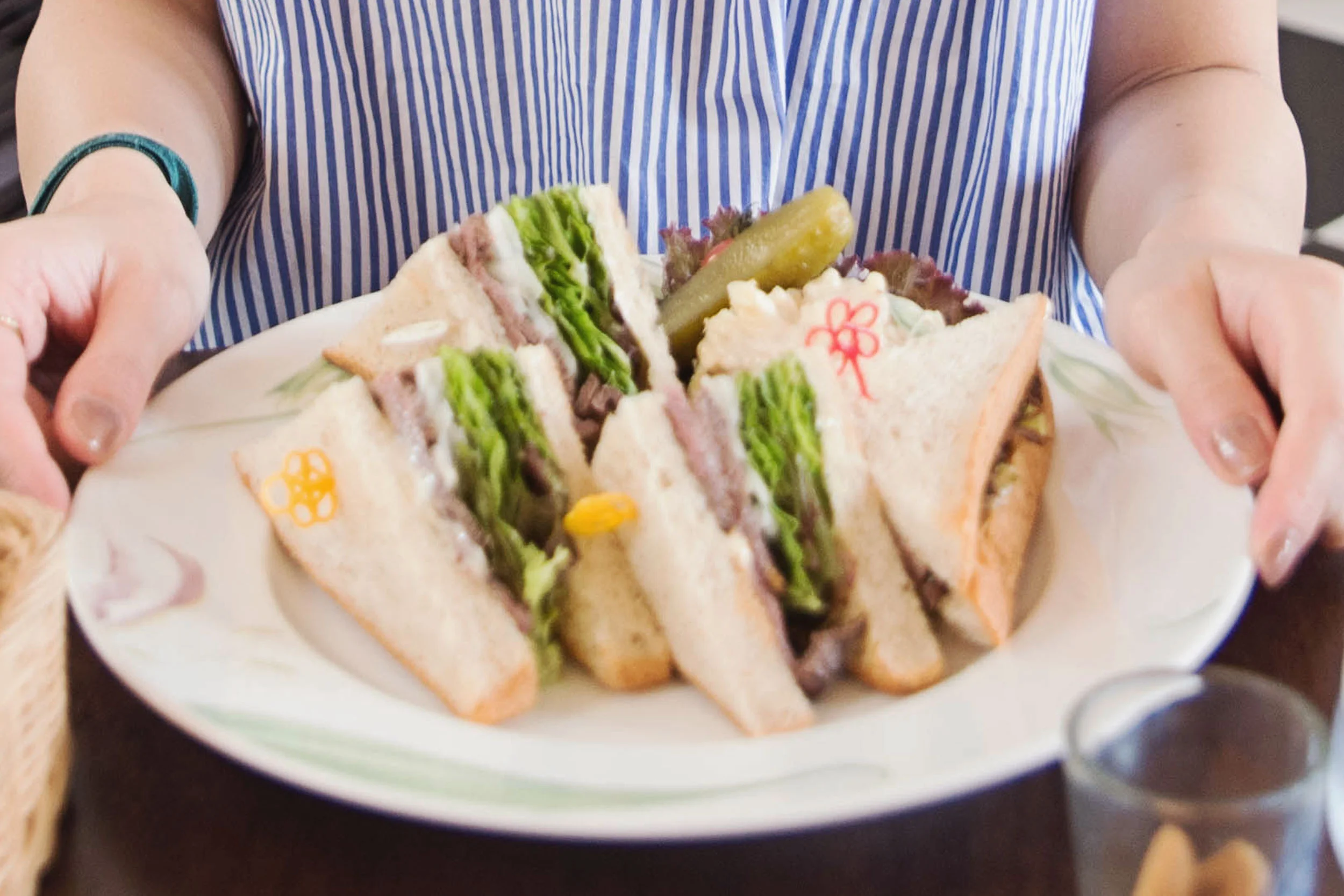 Sandwiches at Freundlieb Ikuta in Kobe